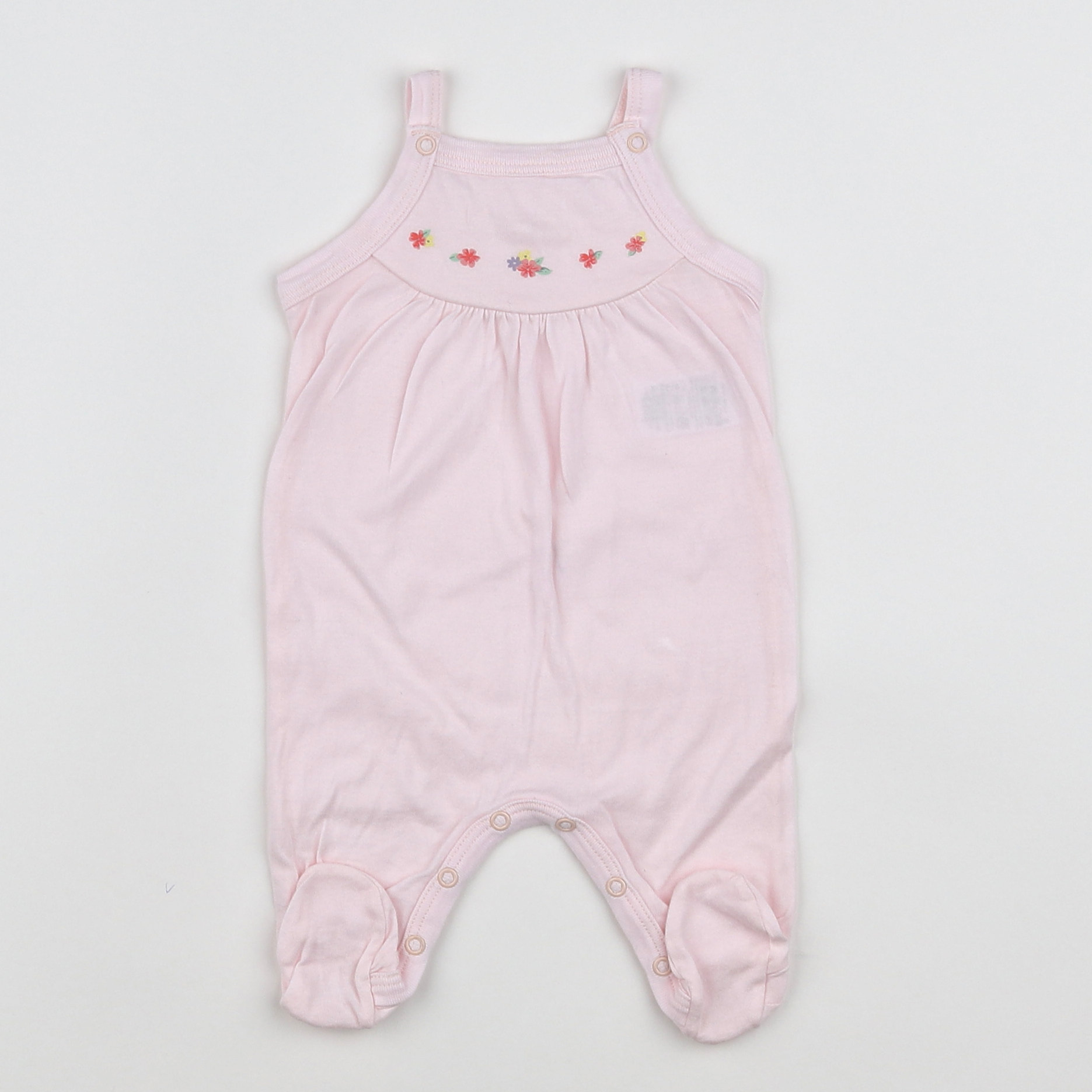 Petit Bateau - combinaison rose - 0 mois