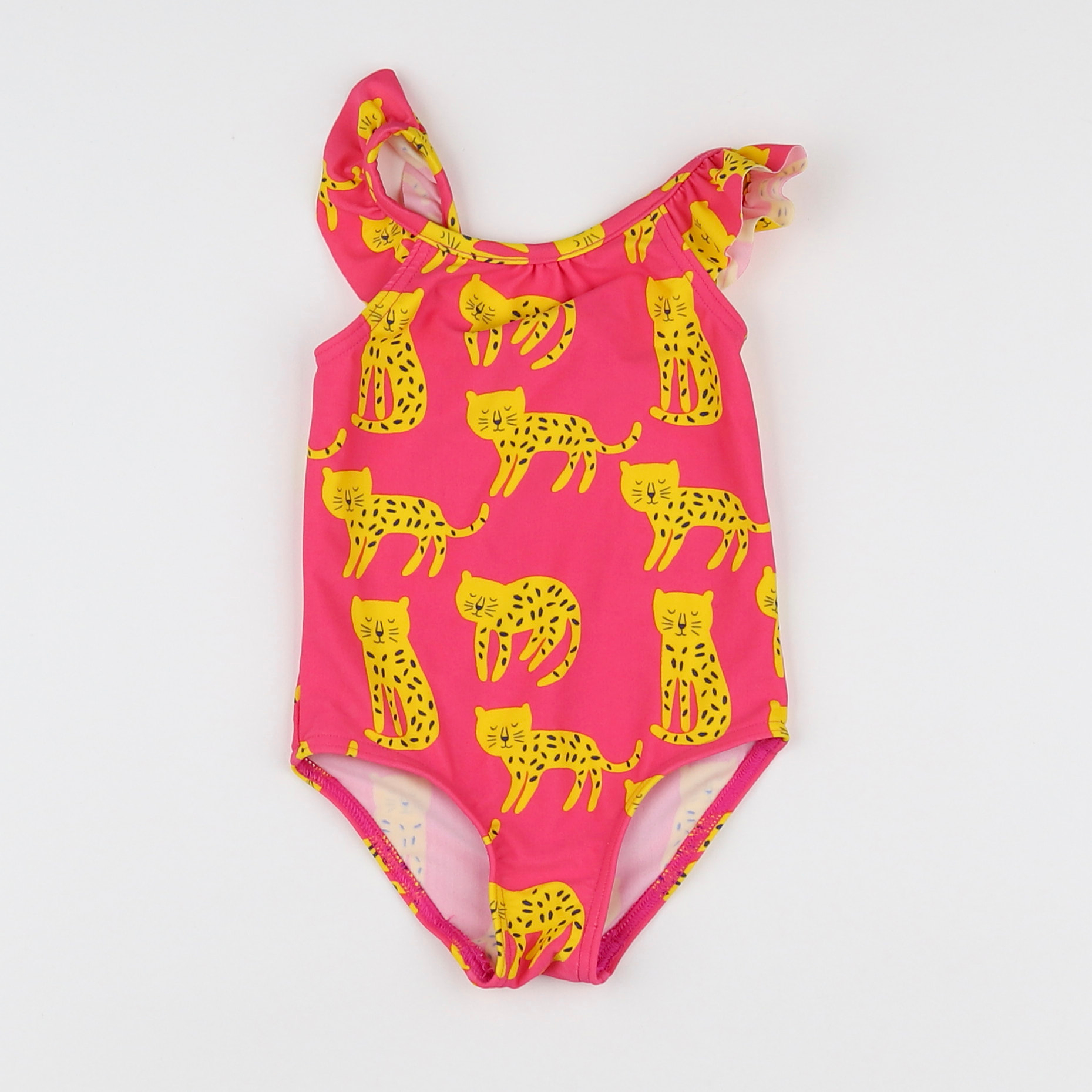 Marks & Spencer  - maillot de bain rose, jaune - 9/12 mois