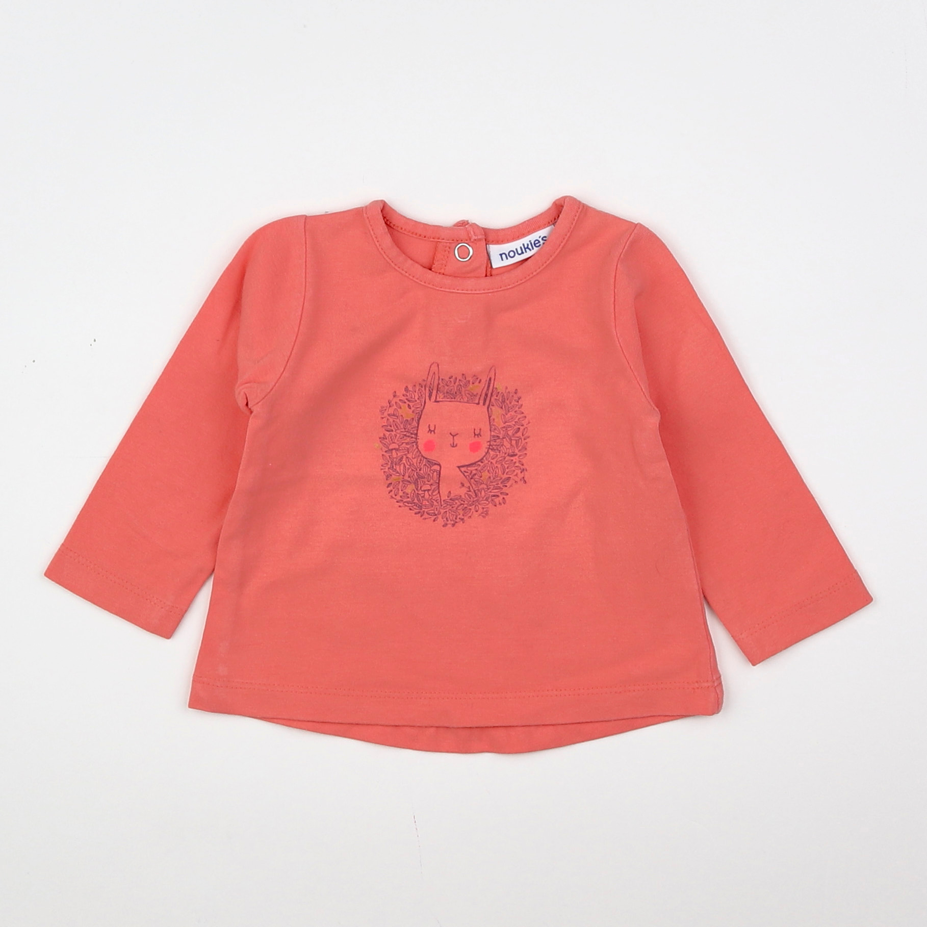 Noukie's - tee-shirt rose - 3 mois