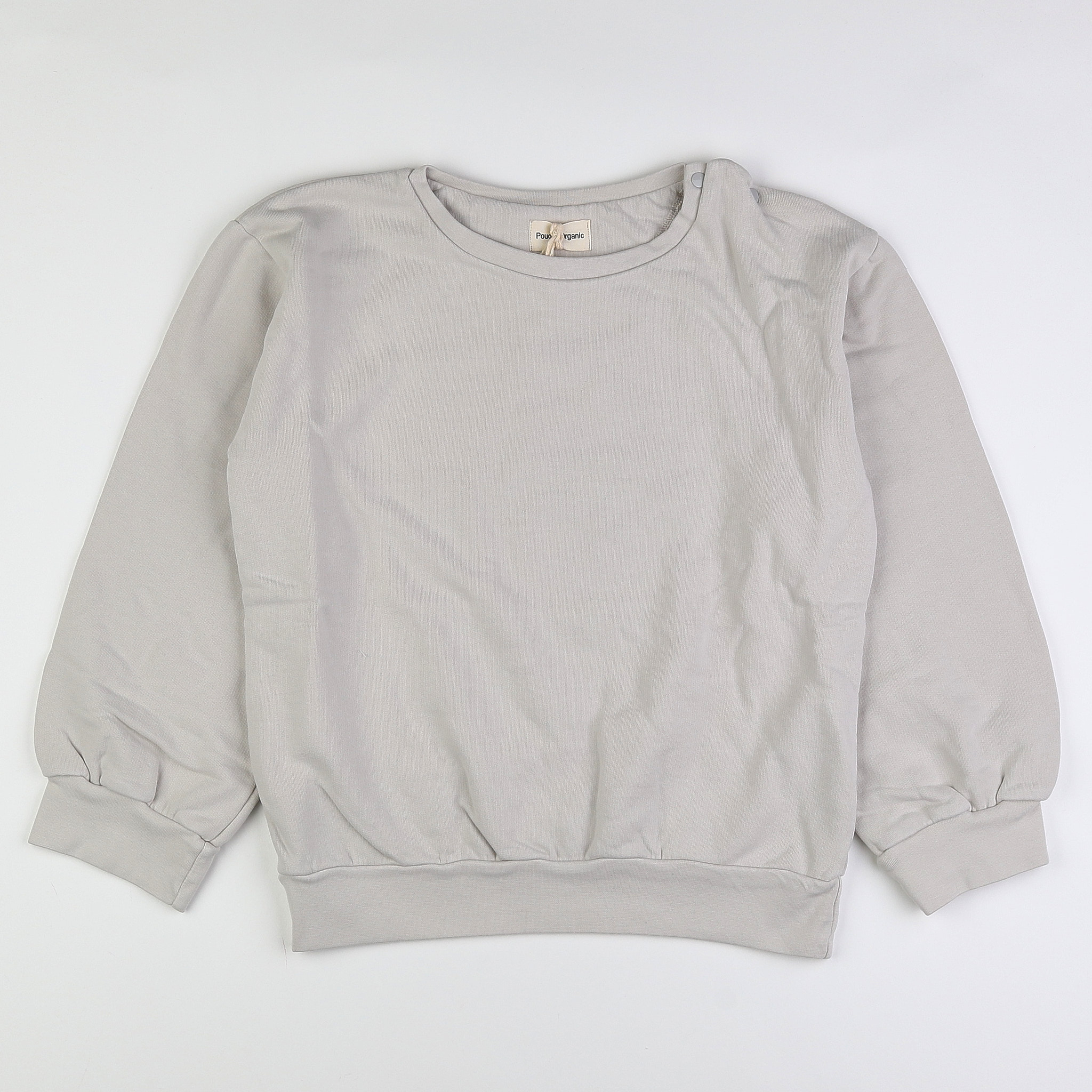 Poudre Organic - sweat gris (neuf) - 14 ans