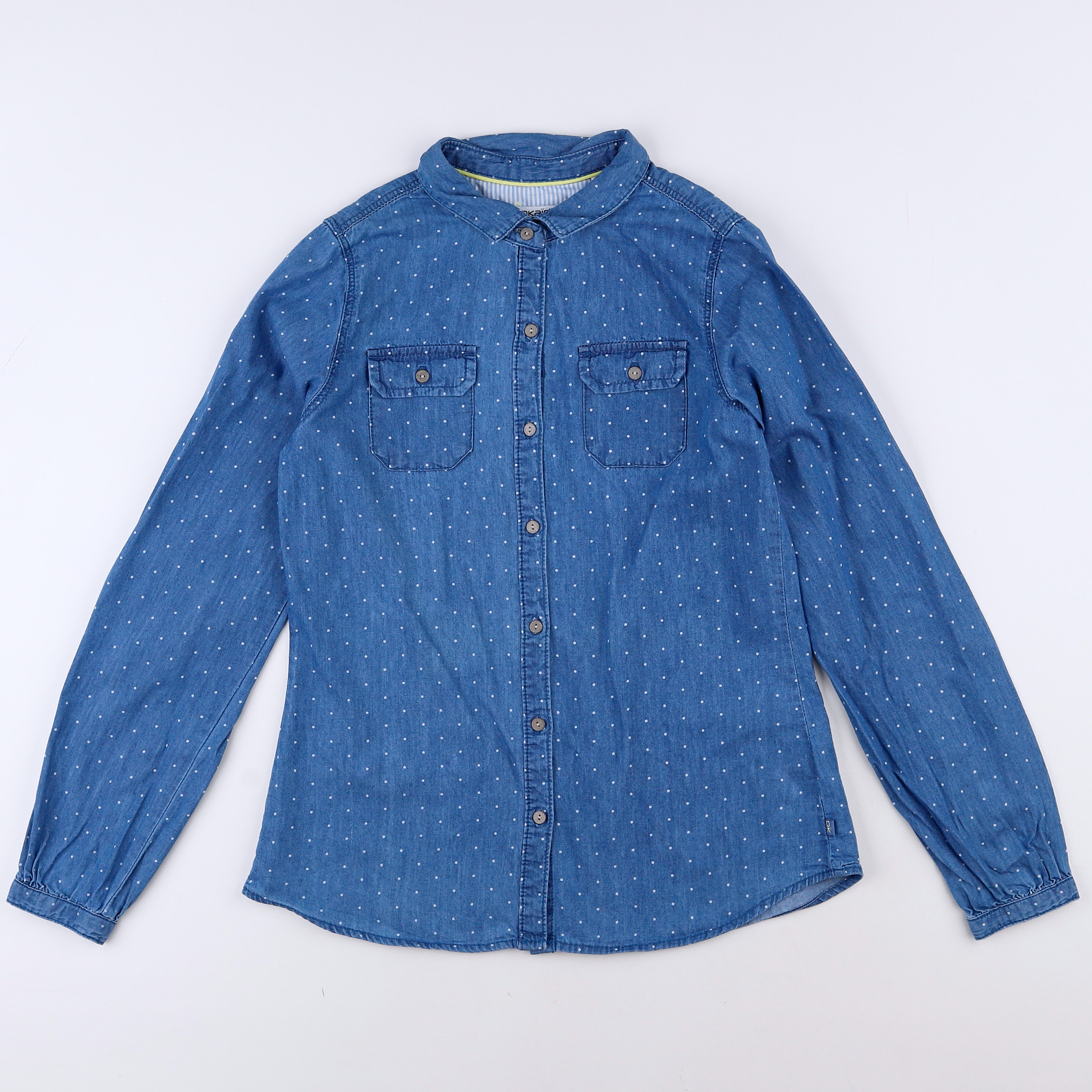 Okaidi - chemise bleu - 12 ans