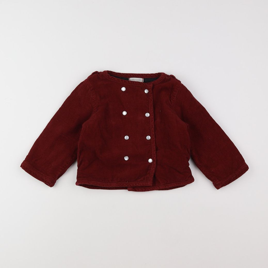 Louis Louise - veste rouge - 18 mois