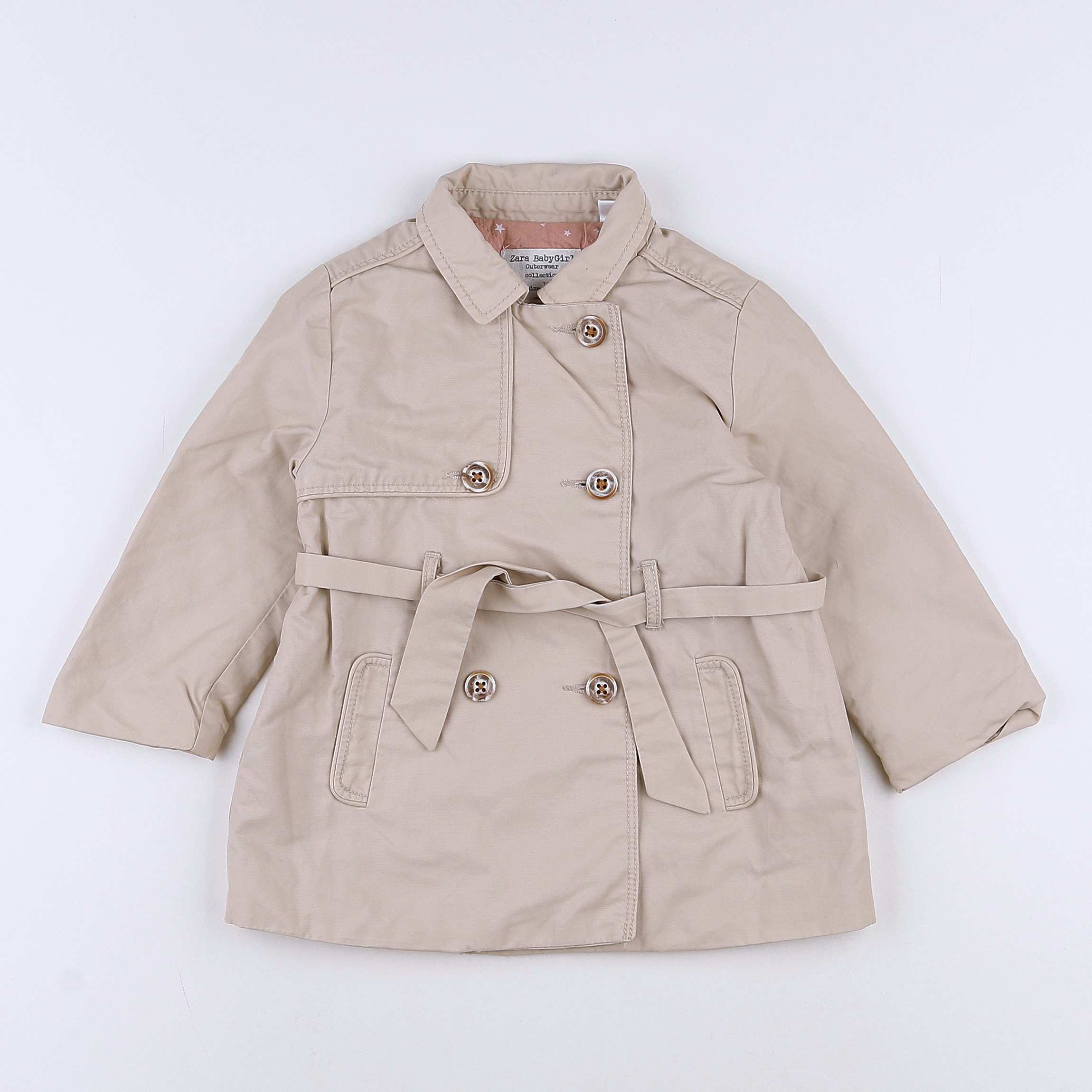 Zara - trench beige - 12/18 mois