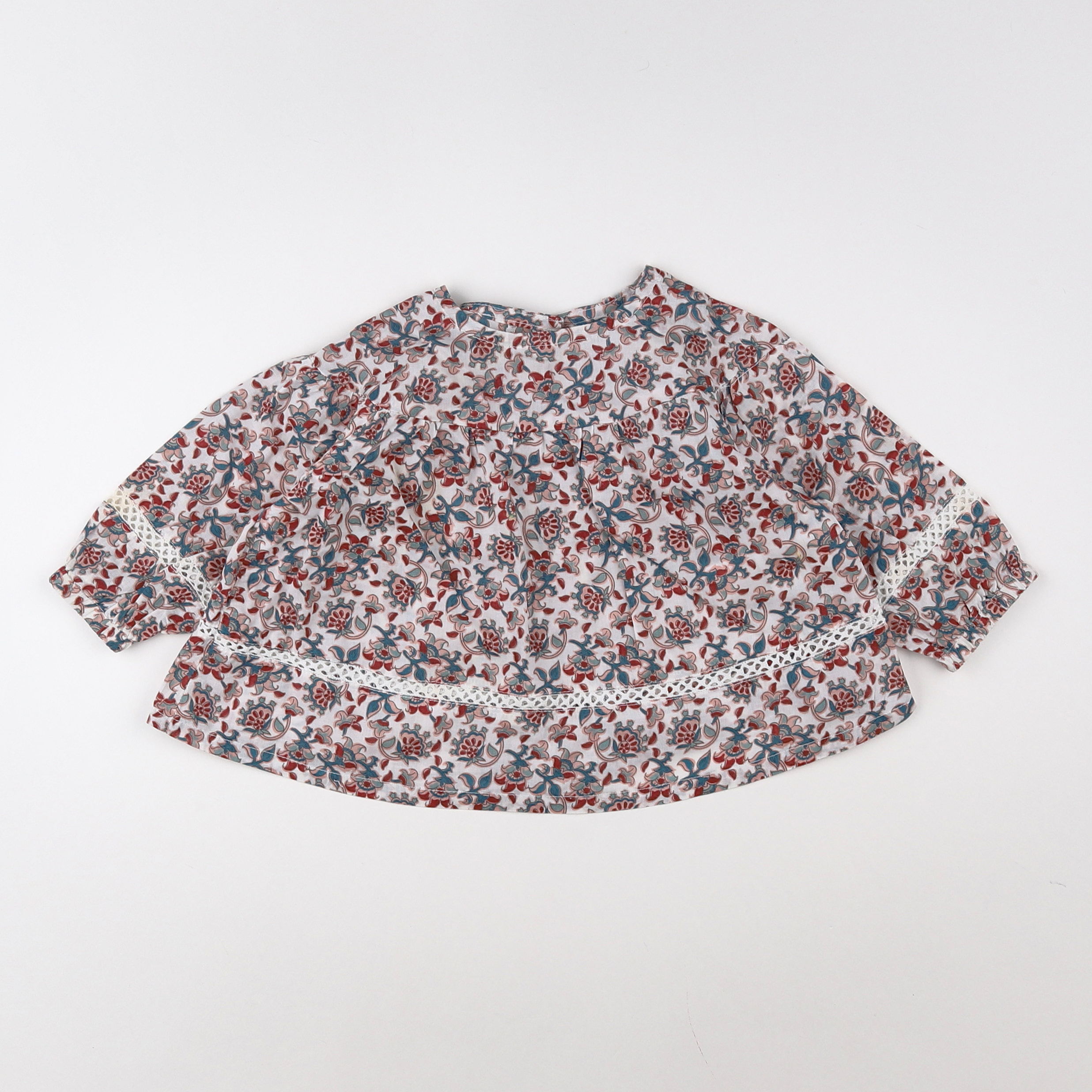 Vertbaudet - blouse multicolore - 9 mois