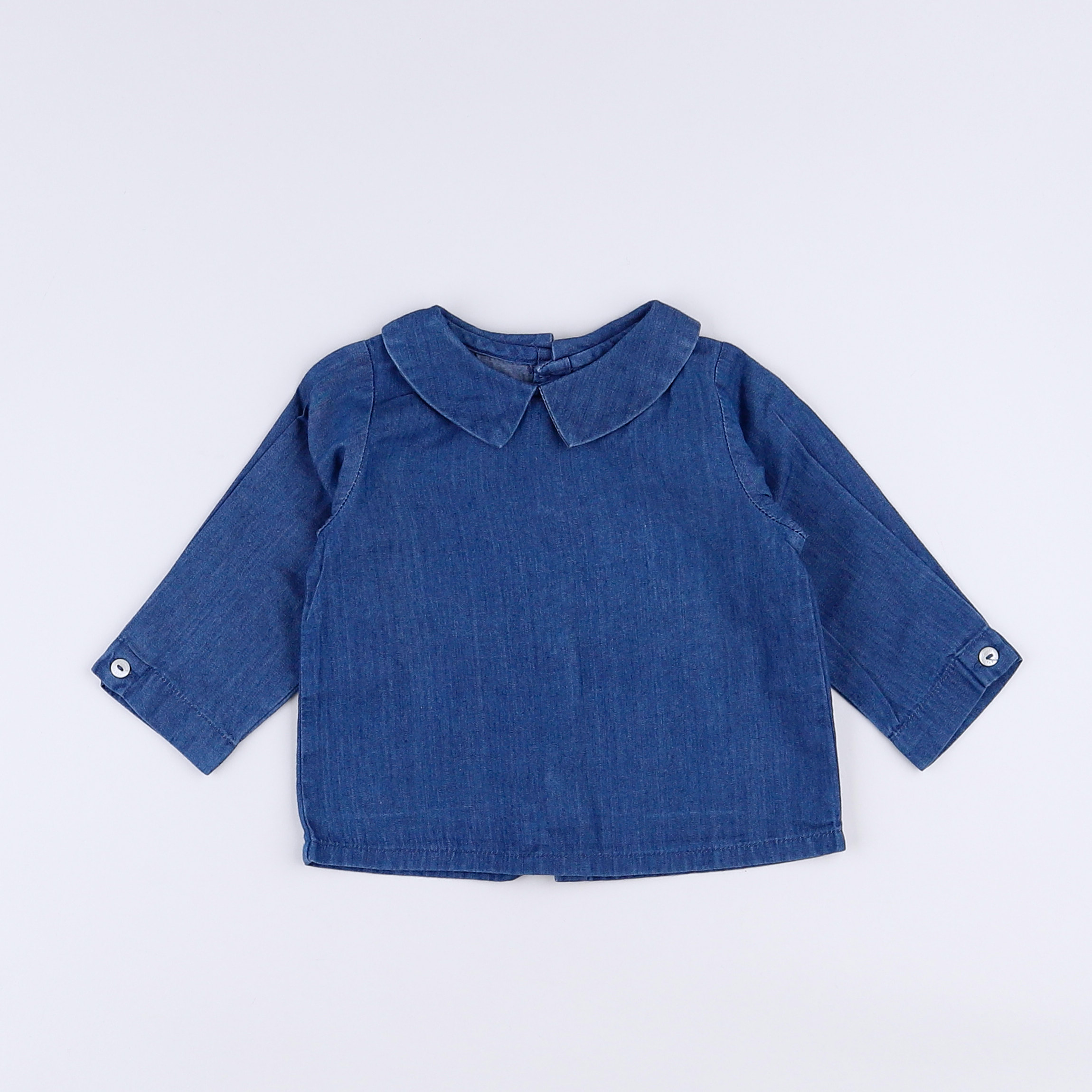 Jacadi - blouse bleu - 3 mois