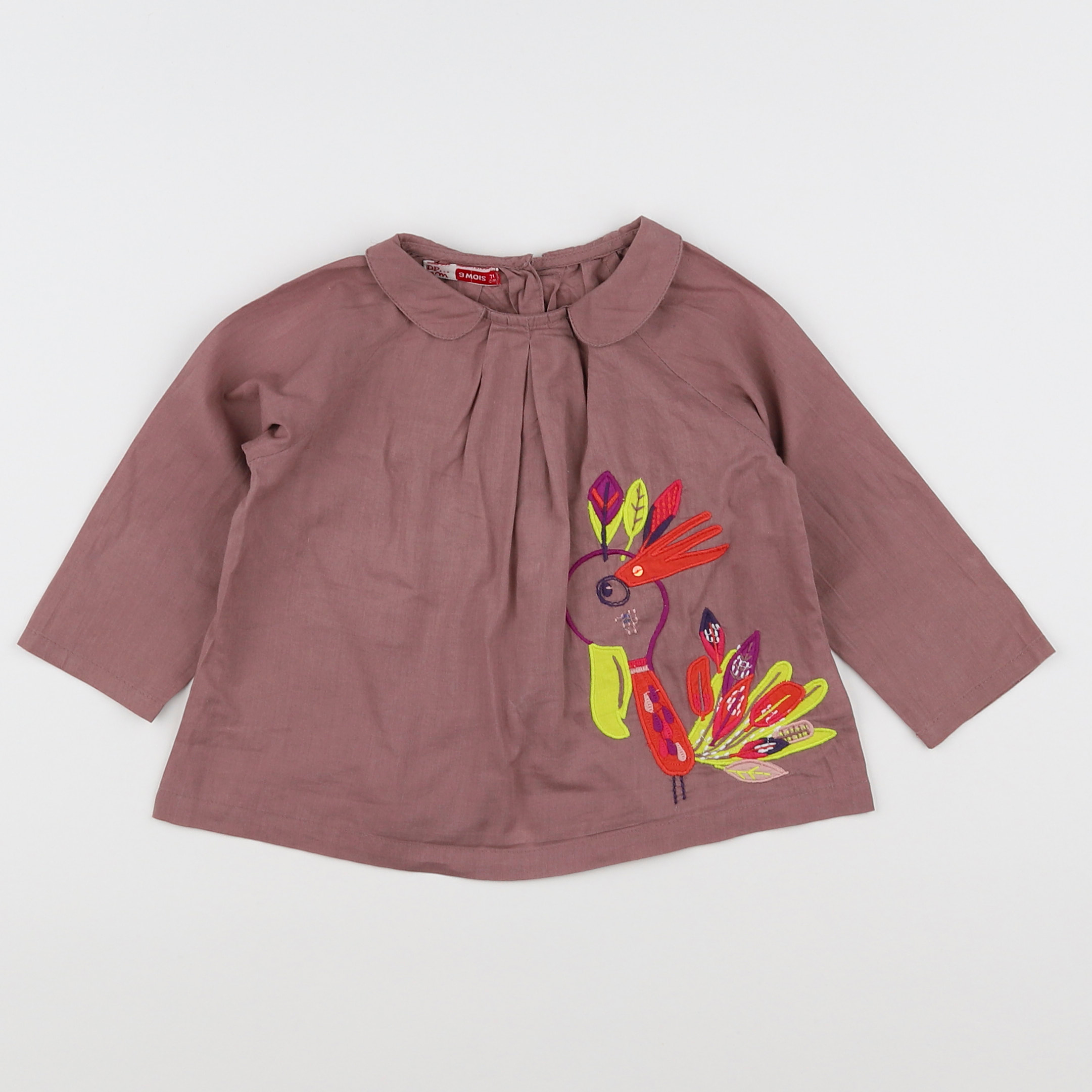 DPAM - blouse marron, multicolore - 9 mois