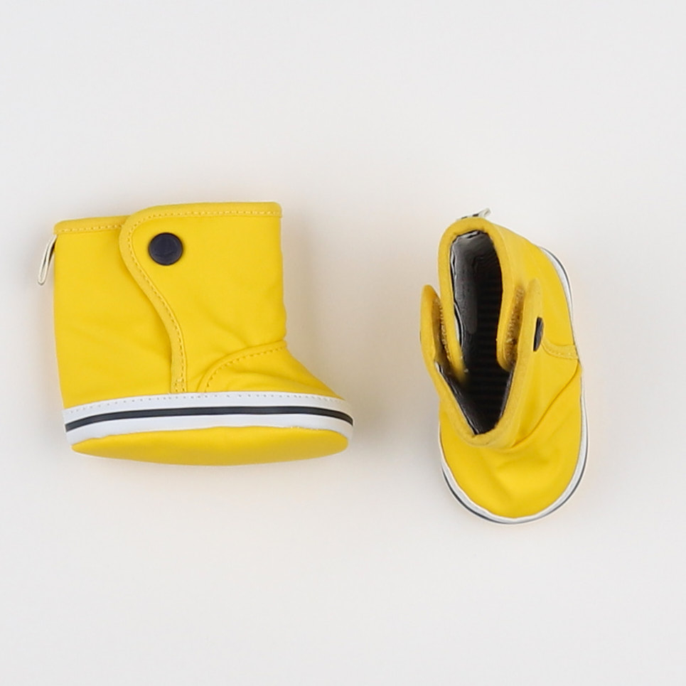 Petit Bateau - chaussons jaune - pointure 15/16