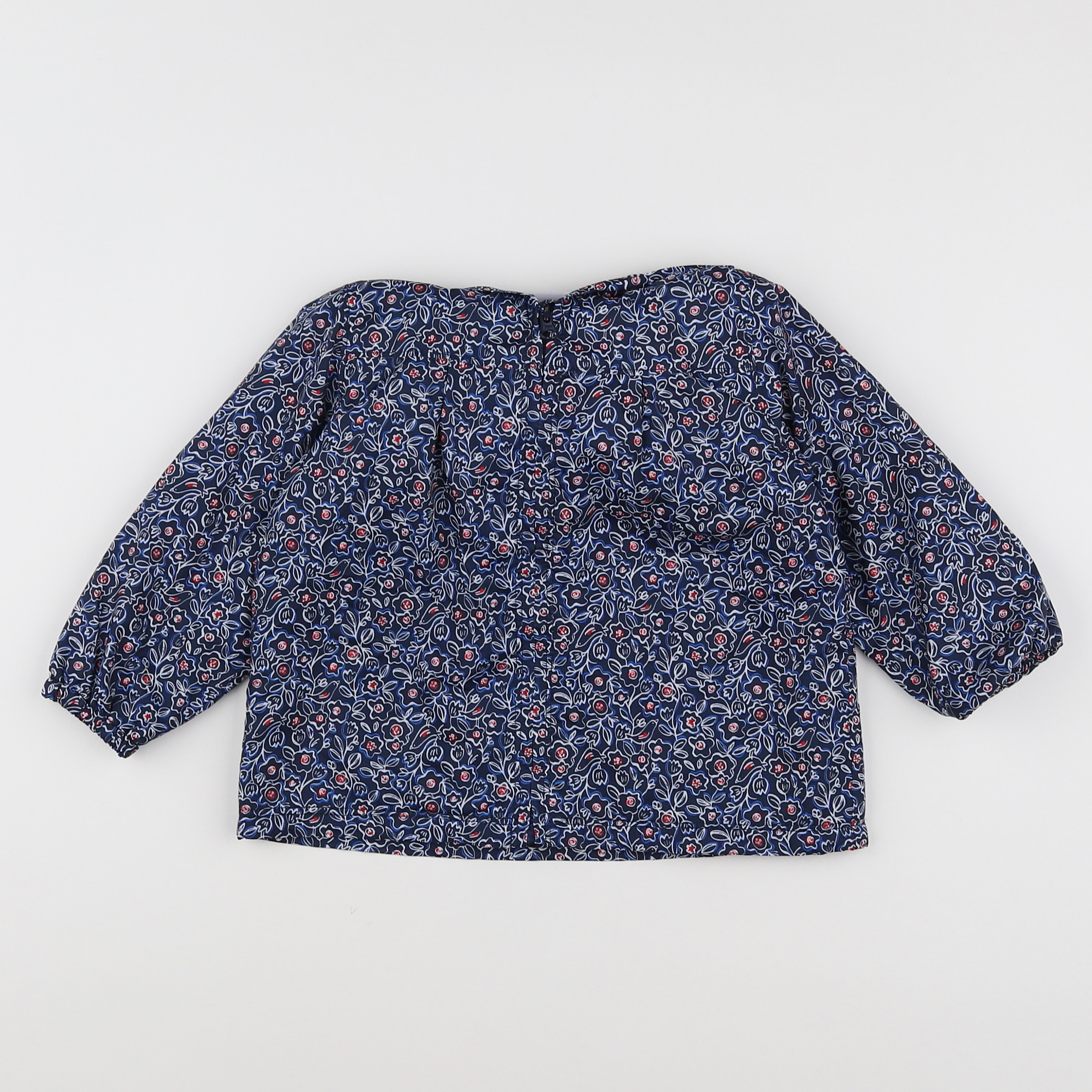 Petit Bateau - coupe-vent bleu - 18 mois