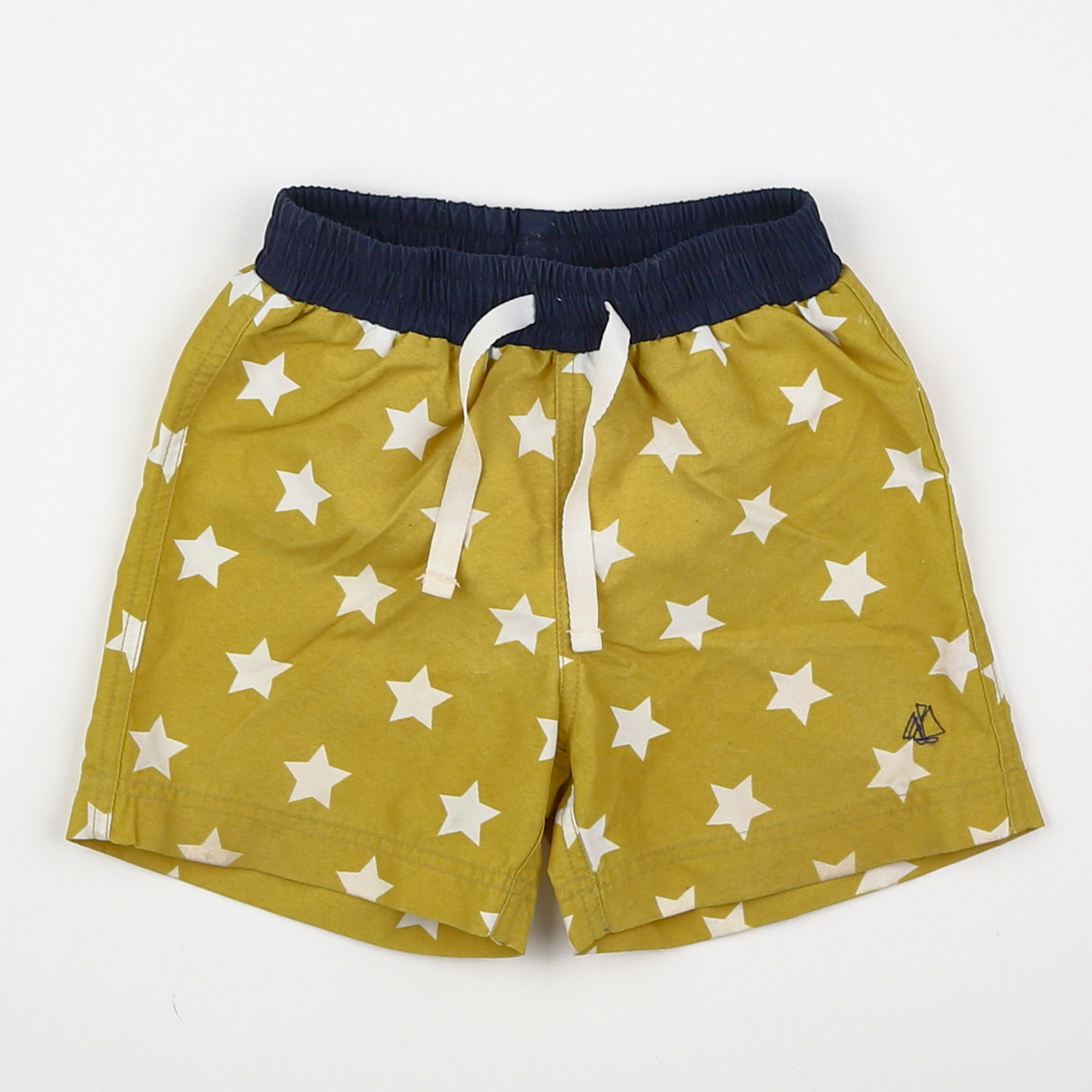 Petit Bateau - maillot de bain jaune, bleu - 12 mois