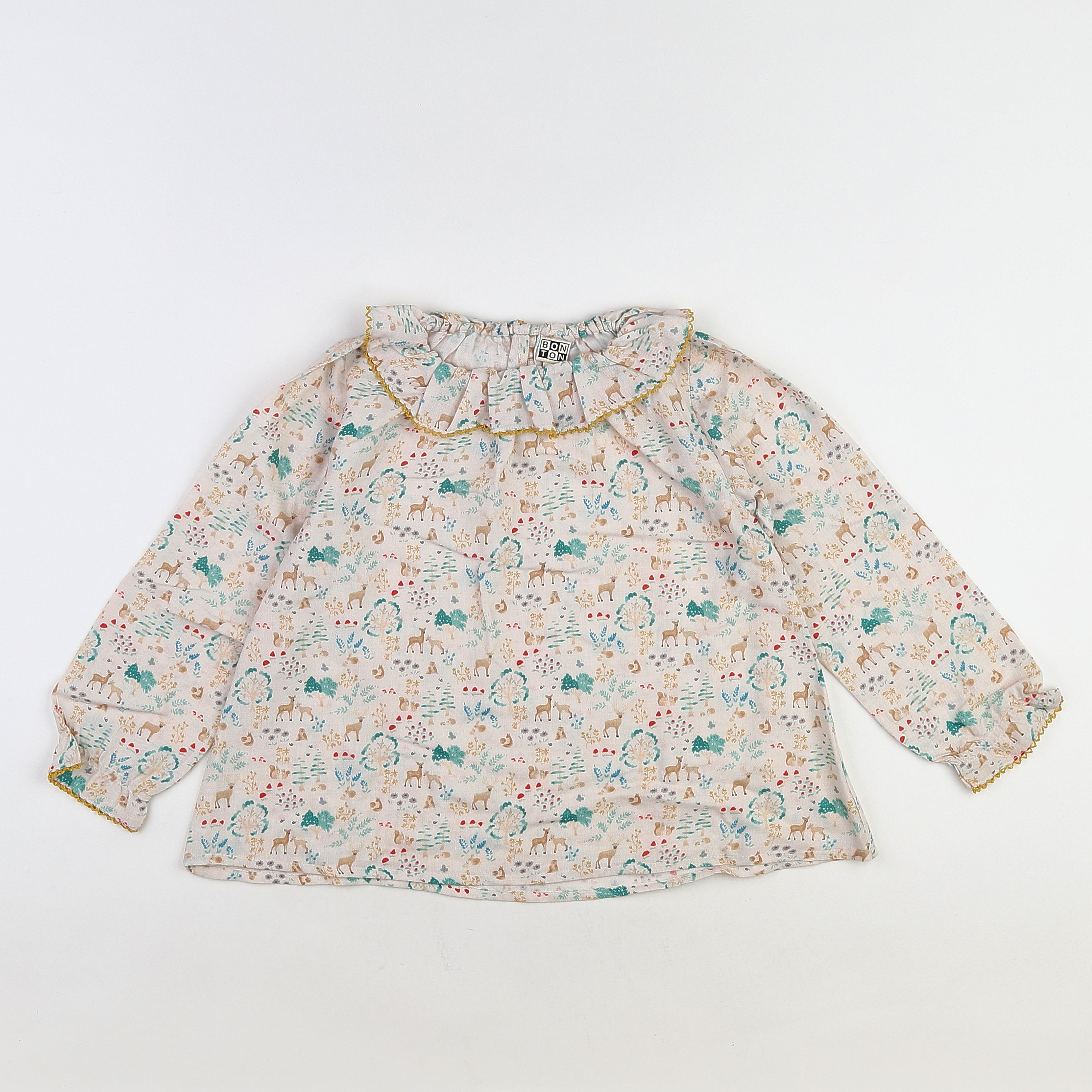 Bonton - blouse multicolore (neuf) - 6 ans