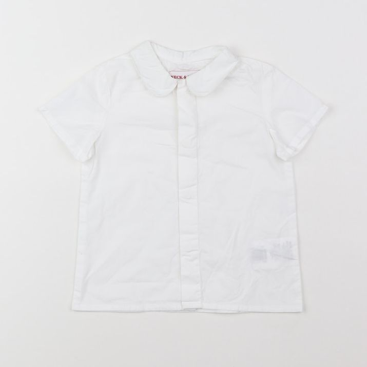 Neck & Neck - blouse blanc - 12 mois