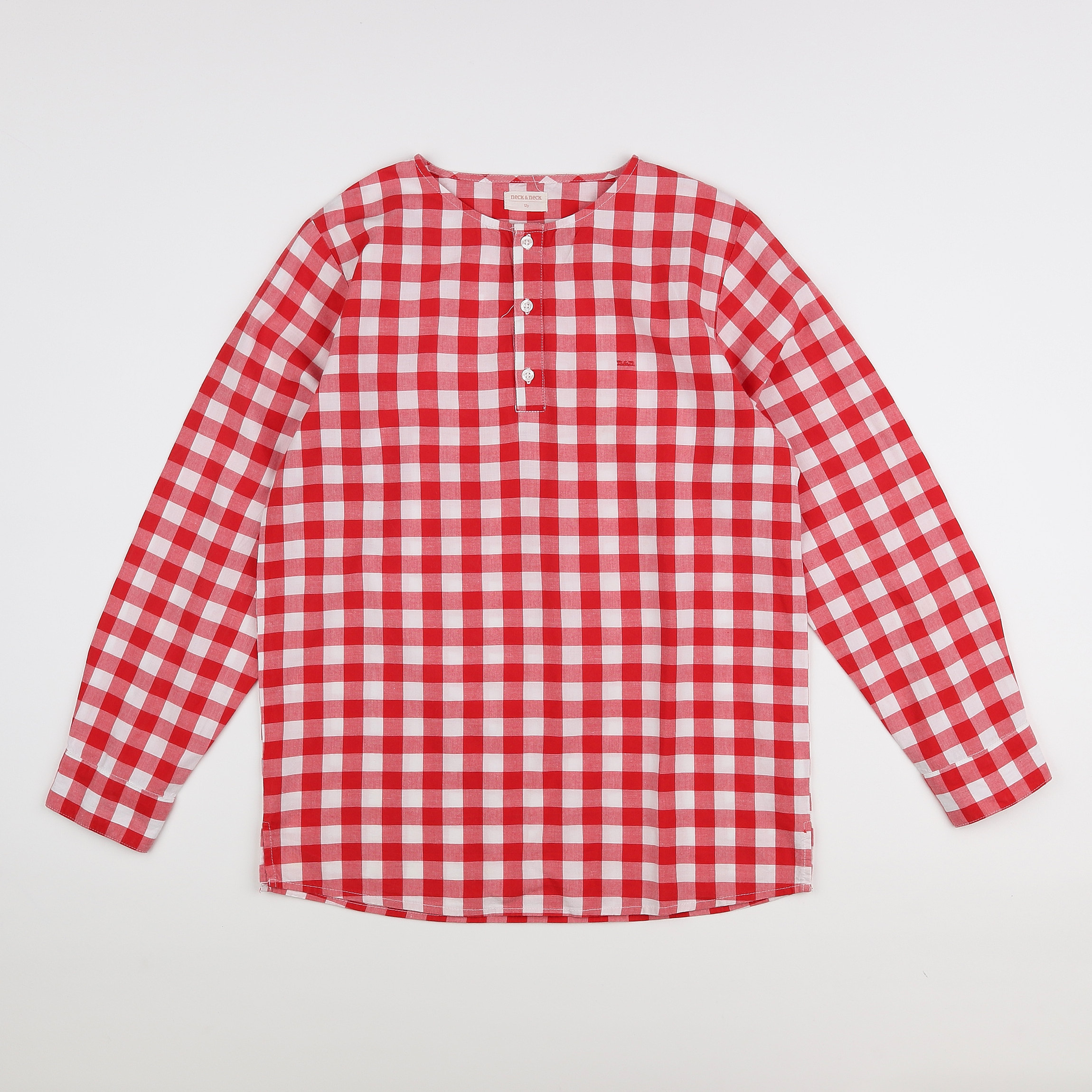 Neck & Neck - chemise blanc, rouge - 12 ans