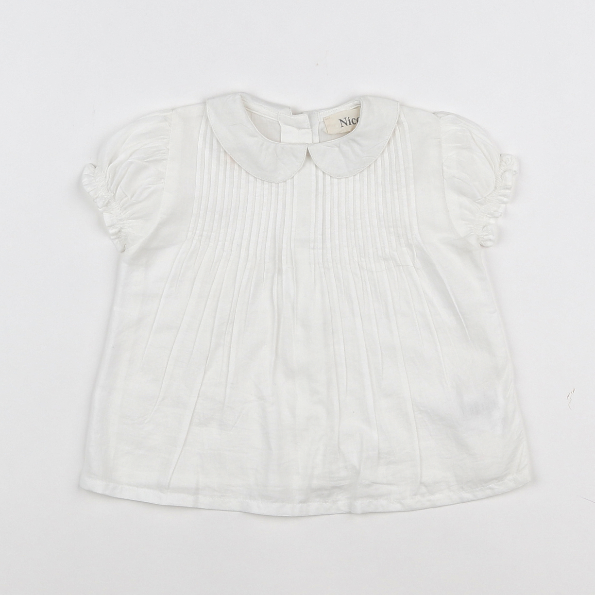 Nicoli - blouse blanc - 9/12 mois