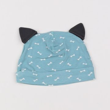 H&M - bonnet de naissance bleu - 3 mois