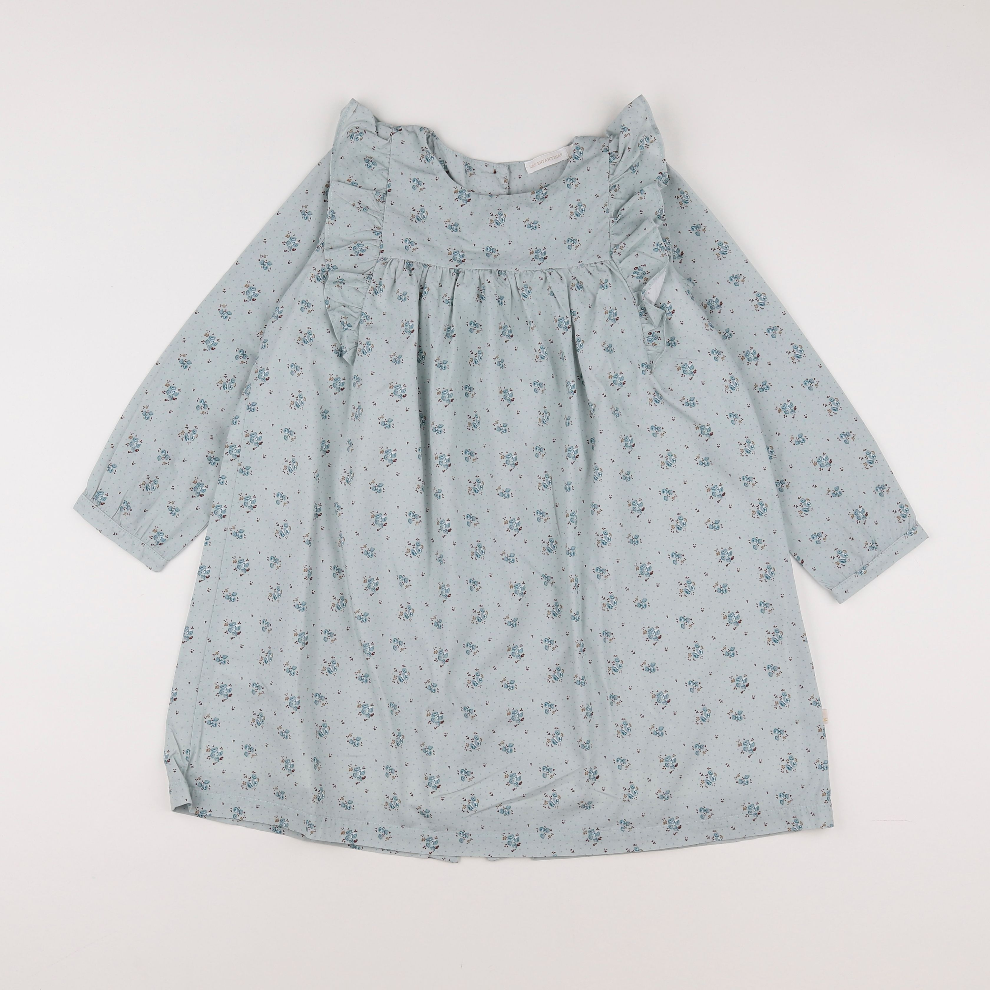 Les Enfantines - robe bleu - 6 ans