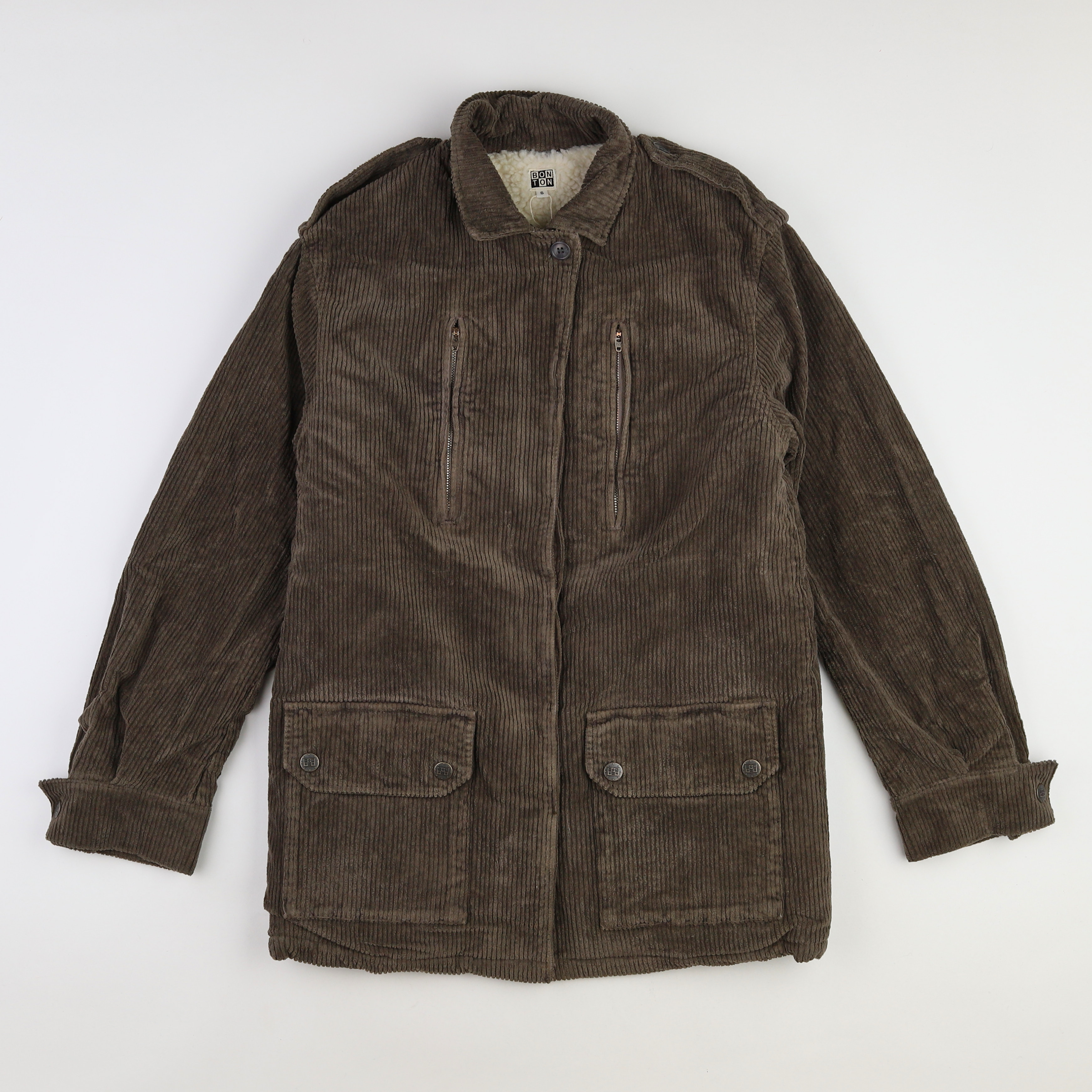 Bonton - manteau vert (neuf) - 16 ans