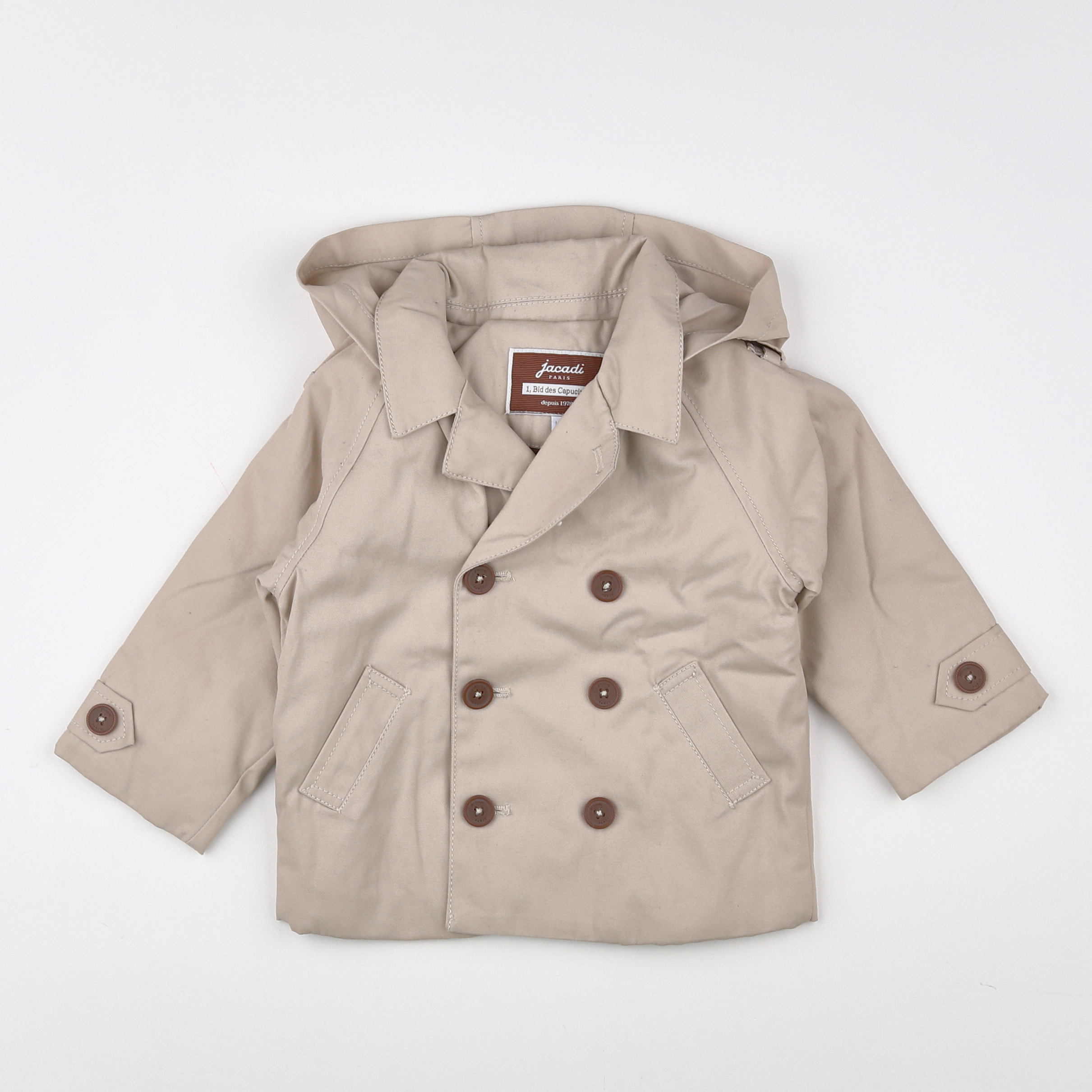 Jacadi - trench beige - 12 mois