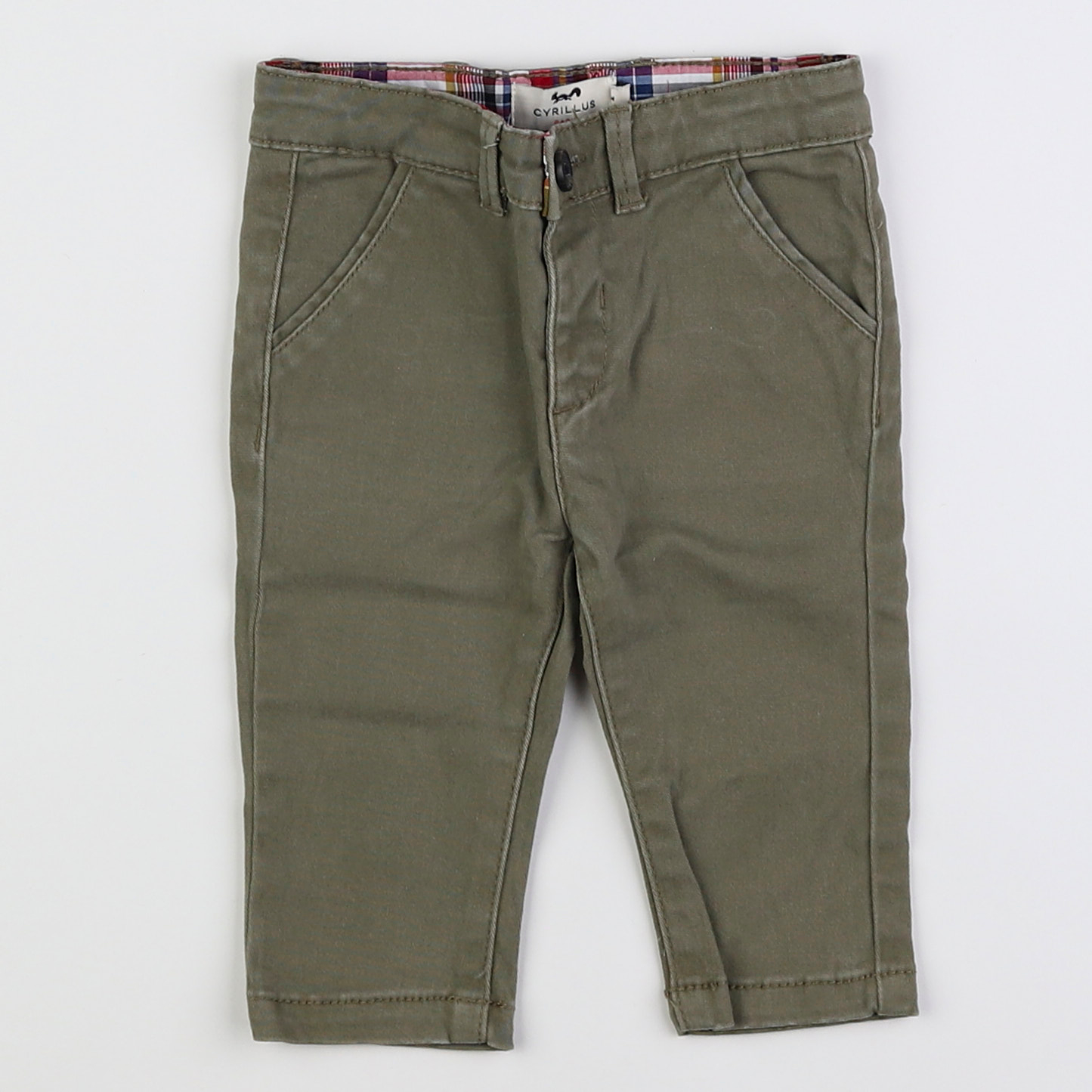 Cyrillus - pantalon vert - 6 mois