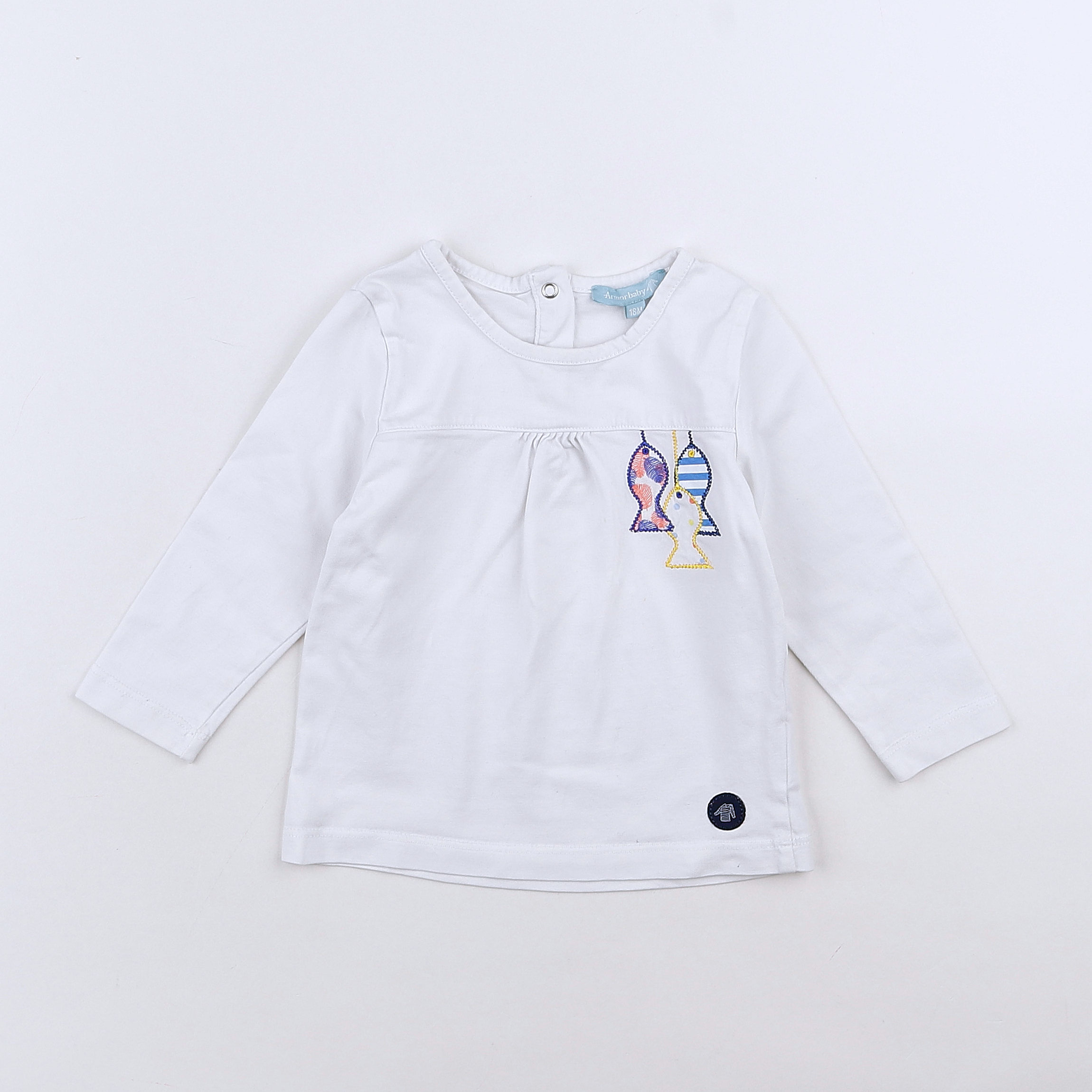 Armor Lux - tee-shirt blanc - 18 mois