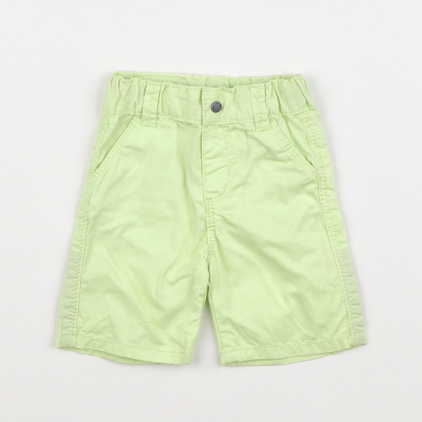 Obaïbi - pantalon vert fluo - 3 mois