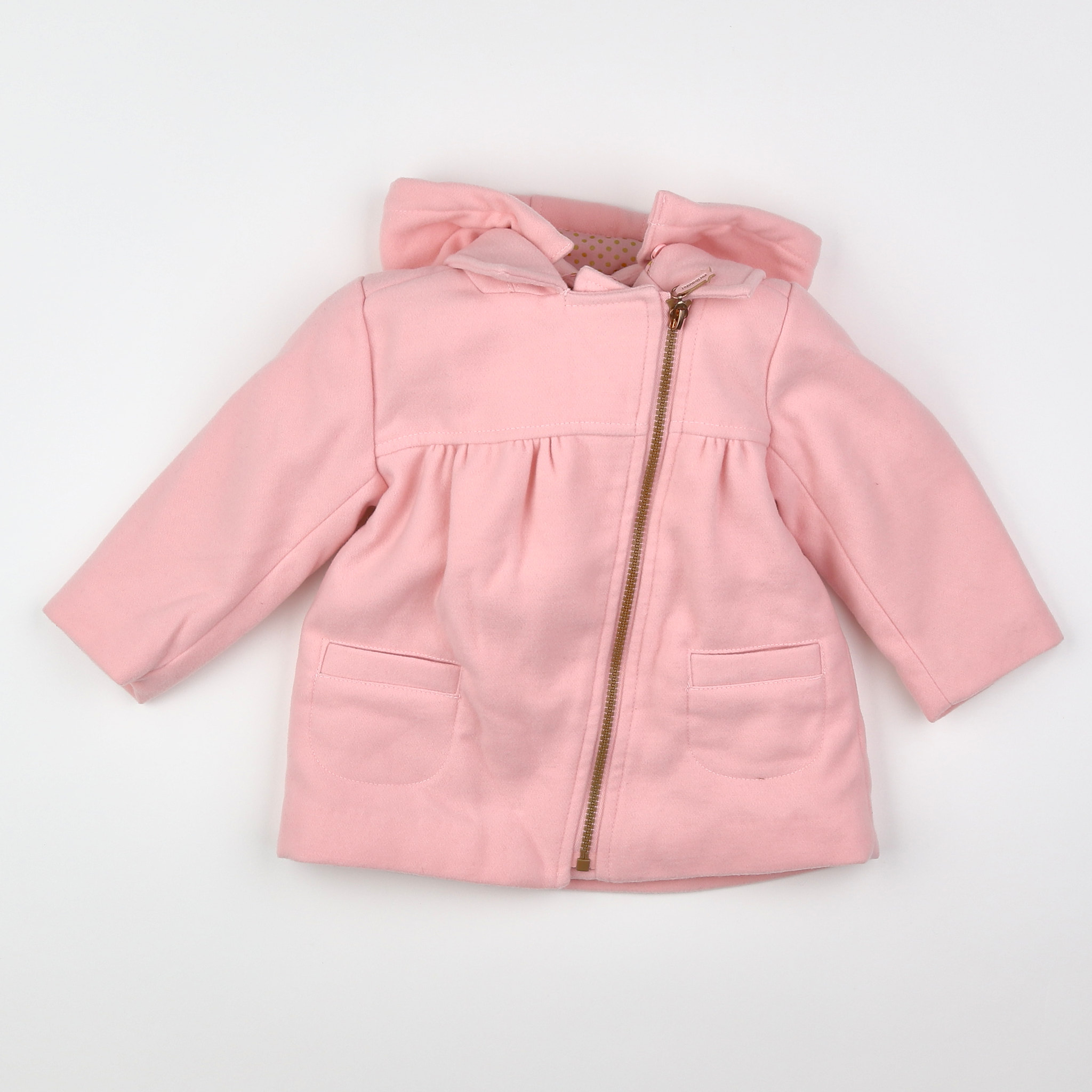 Vertbaudet - manteau rose - 18 mois