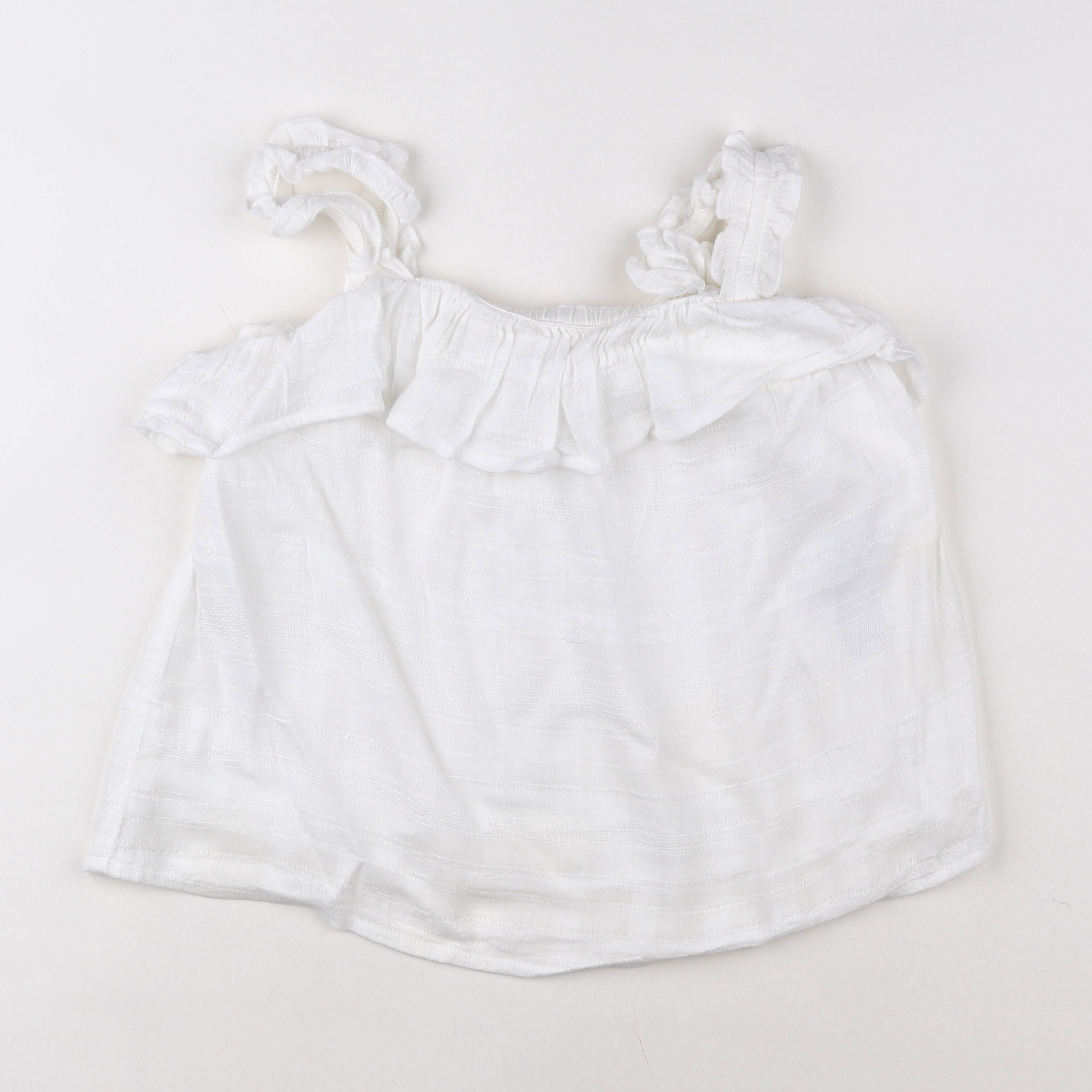 Abercrombie - blouse blanc - 9/10 ans