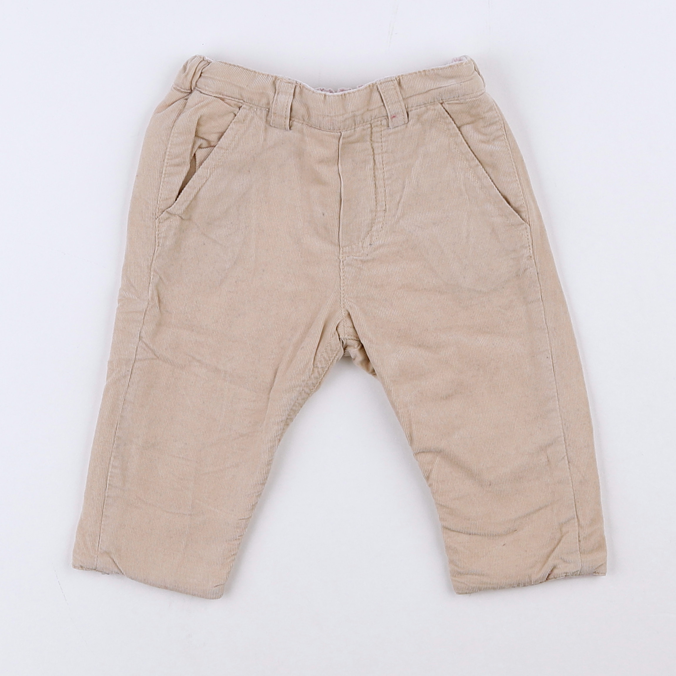 Tartine & Chocolat - pantalon réversible rose, beige - 3 mois