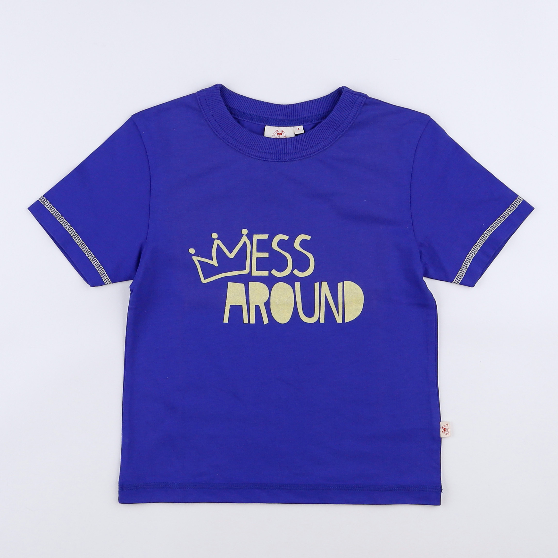 Les Marsiens - tee-shirt bleu (neuf) - 2 ans