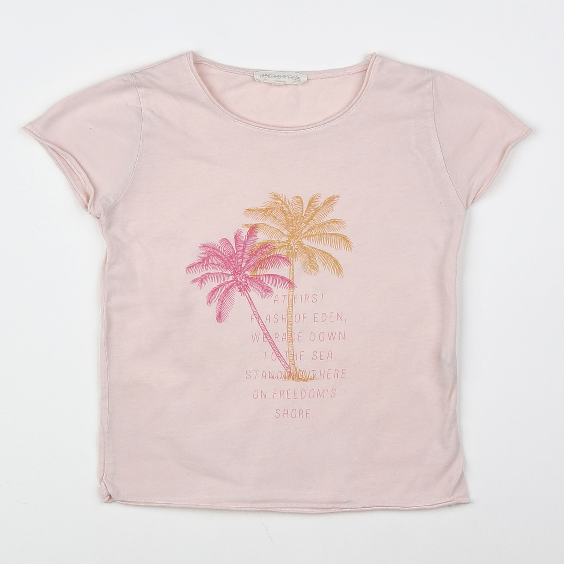 Hundred Pieces - tee-shirt rose - 2 ans