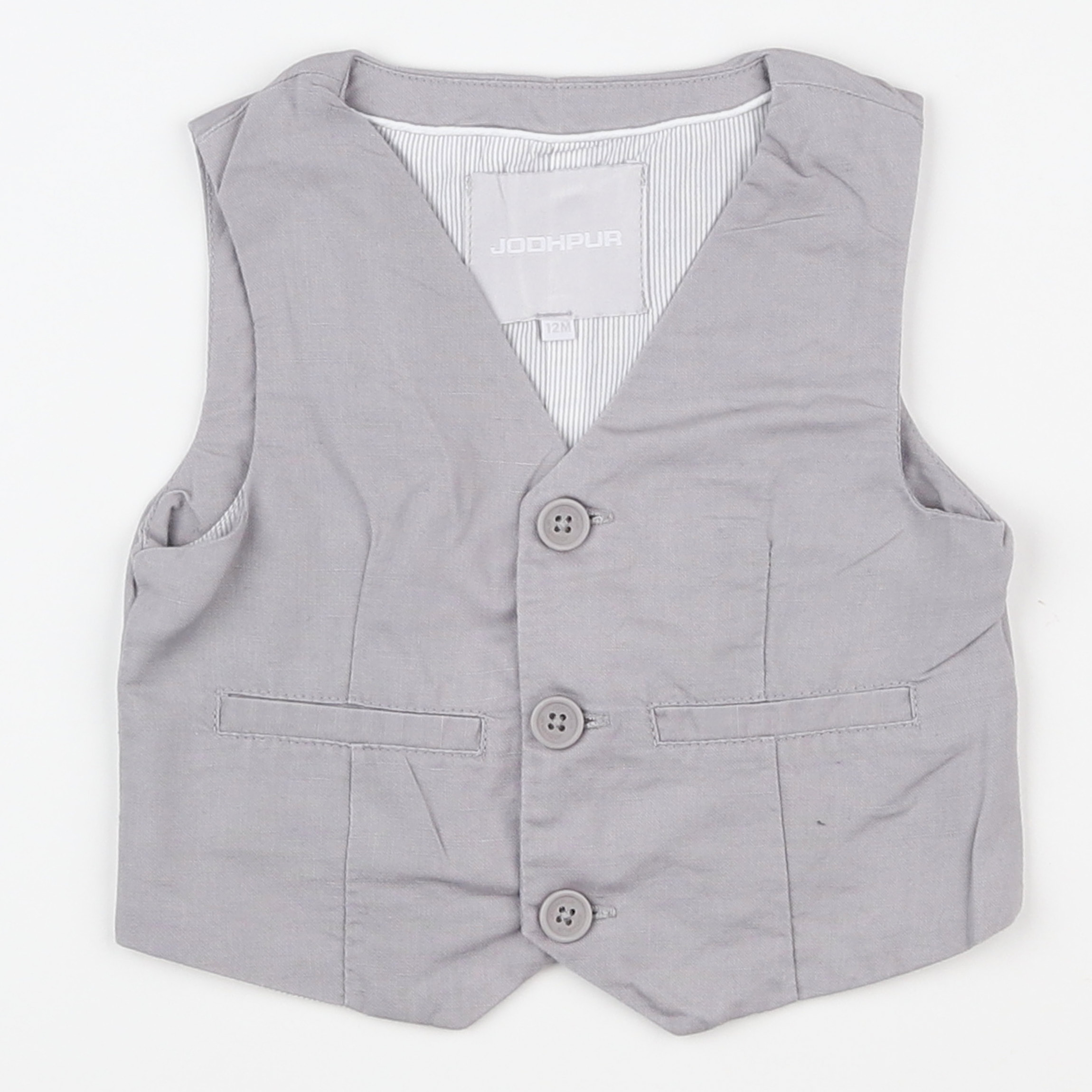 Jodhpur - gilet taupe - 12 mois