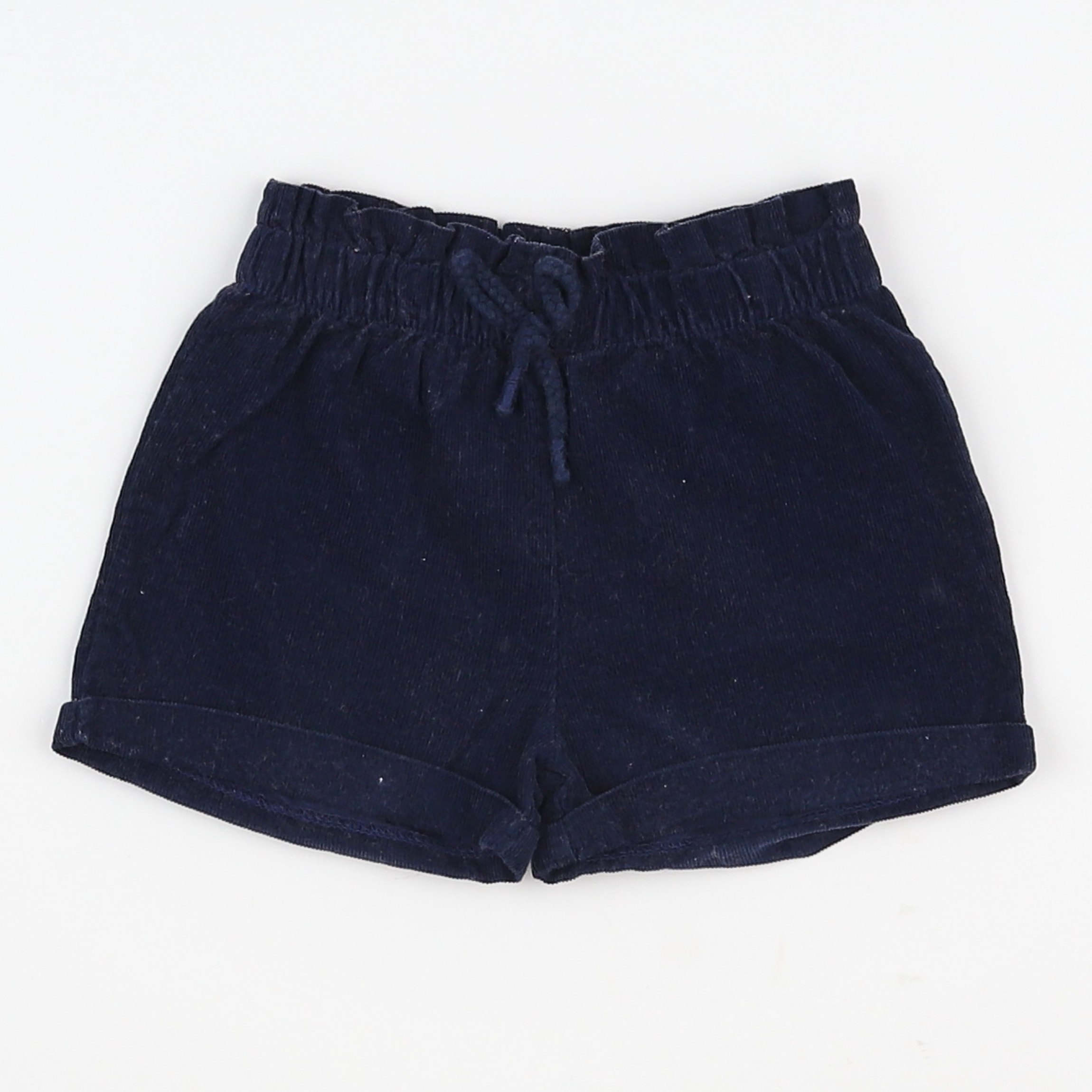 Vertbaudet - short bleu - 9 mois