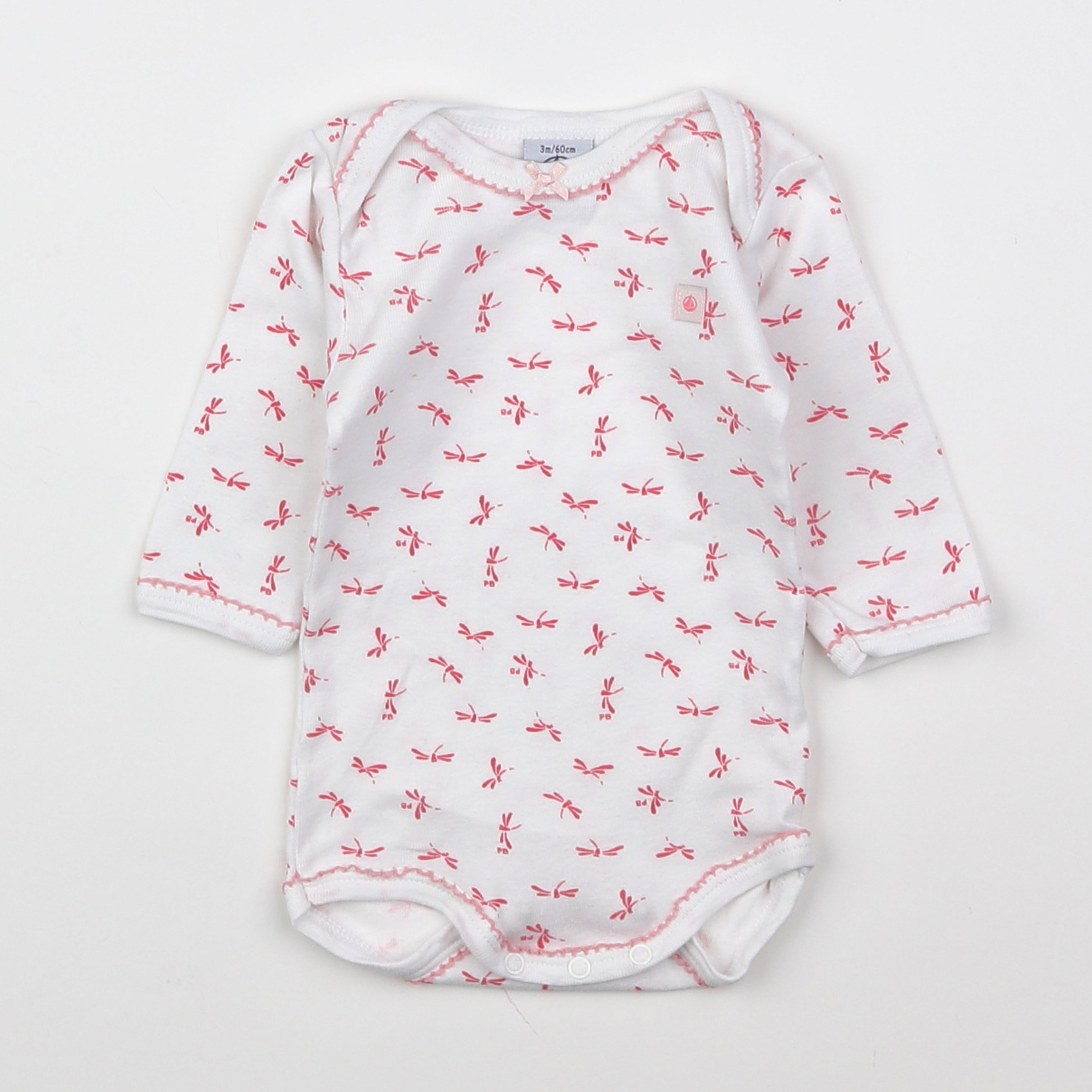 Petit Bateau - body multicolore - 3 mois