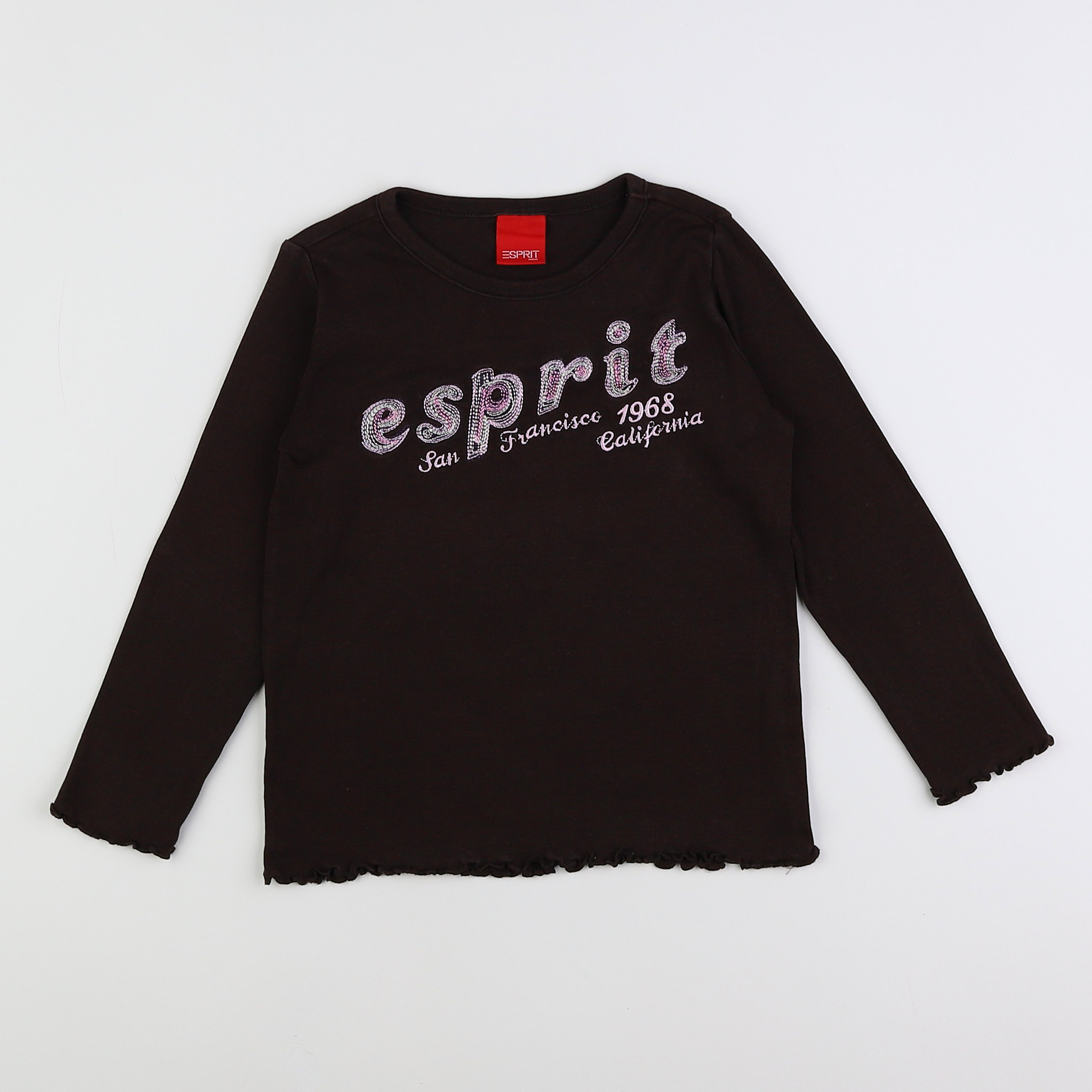 Esprit - tee-shirt marron - 4/5 ans