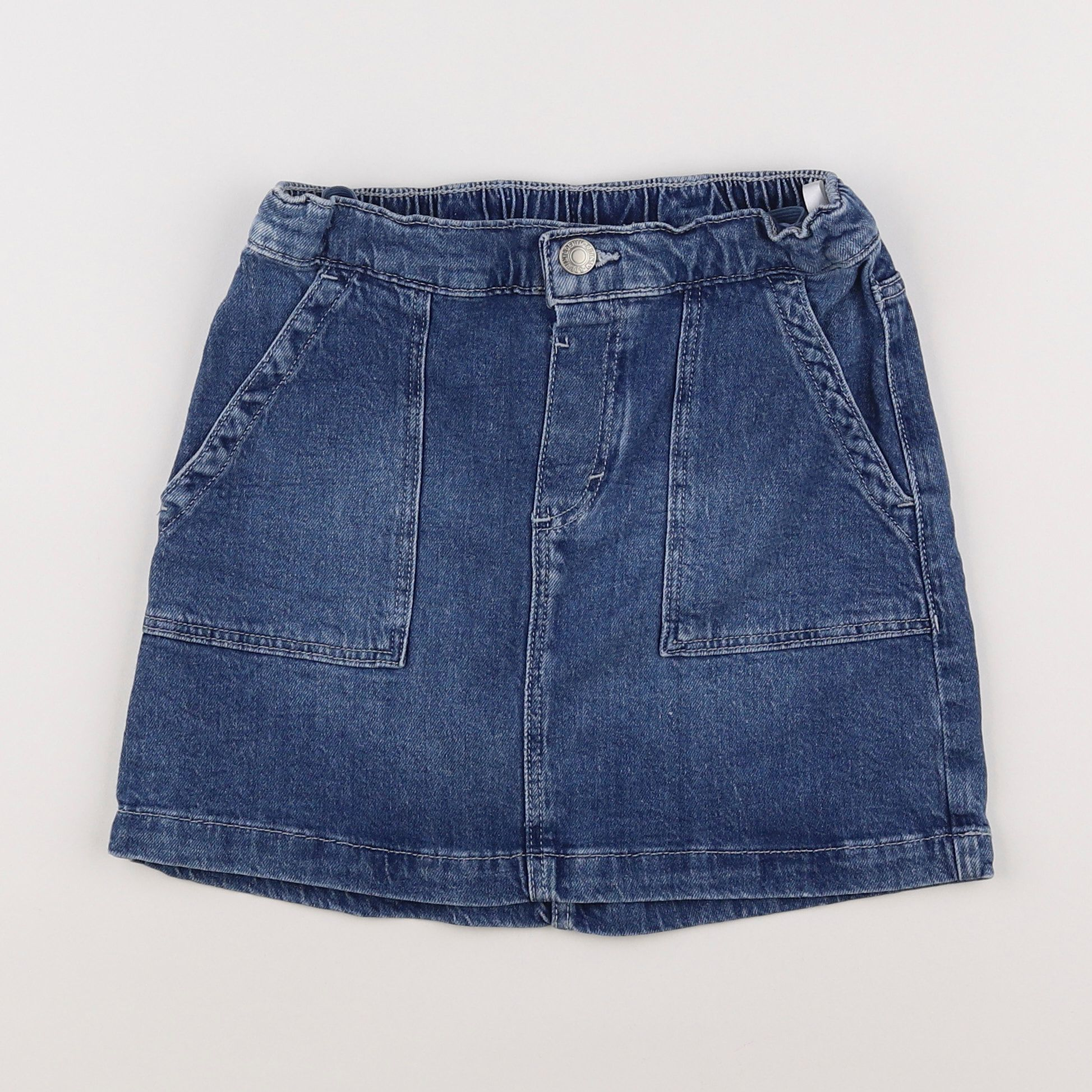 H&M - jupe bleu - 8/9 ans