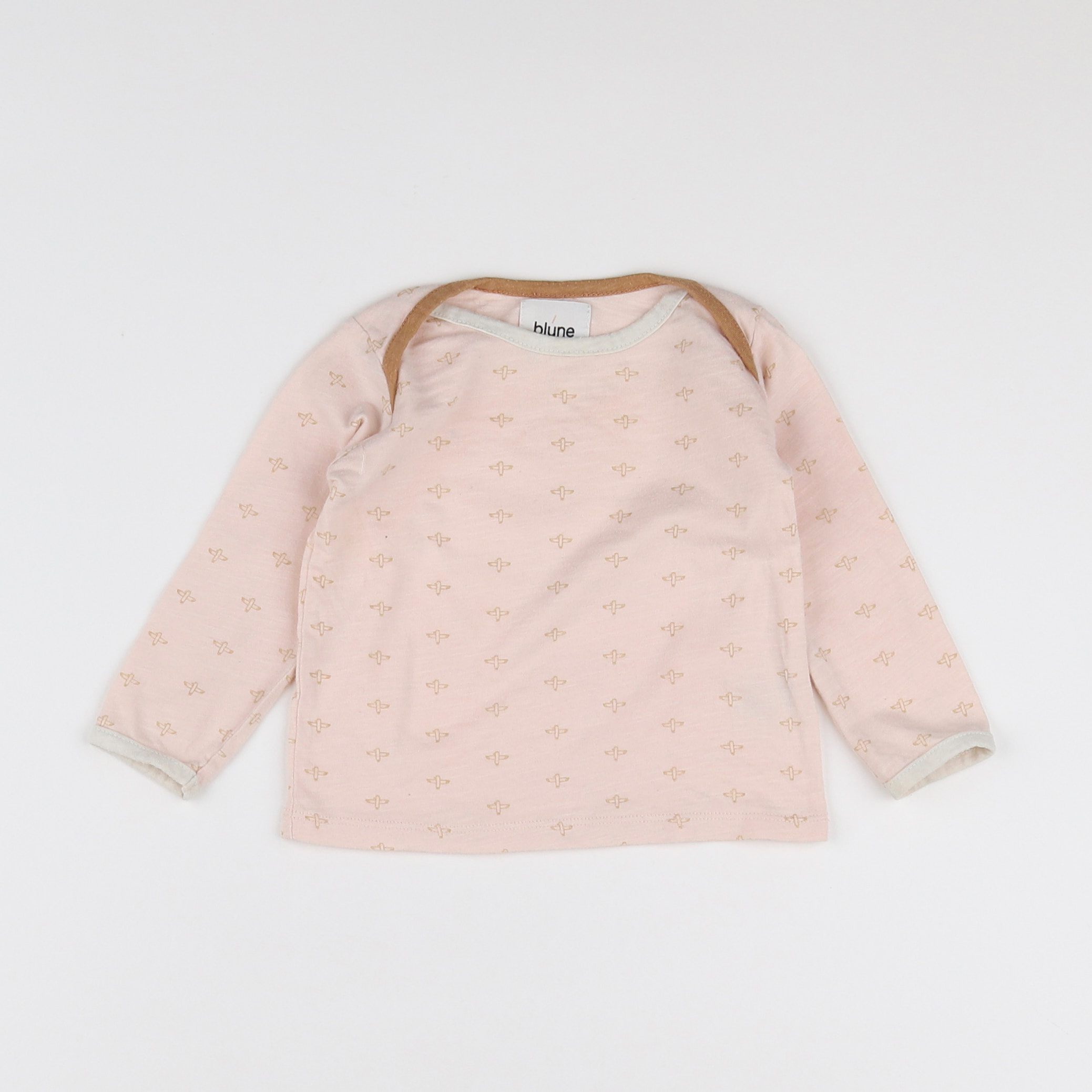 Blune - tee-shirt rose - 12 mois