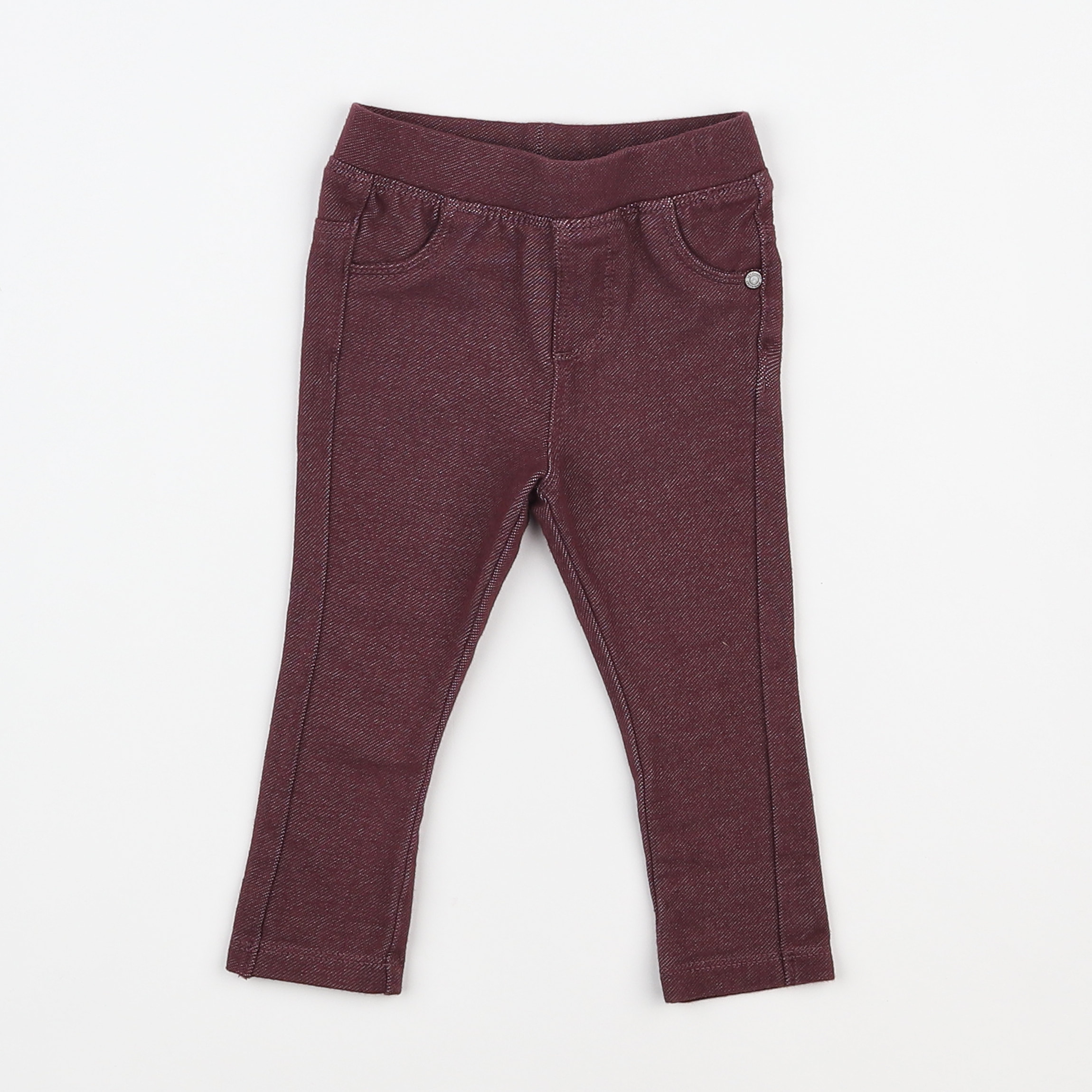 Vertbaudet - jegging rouge - 6 mois