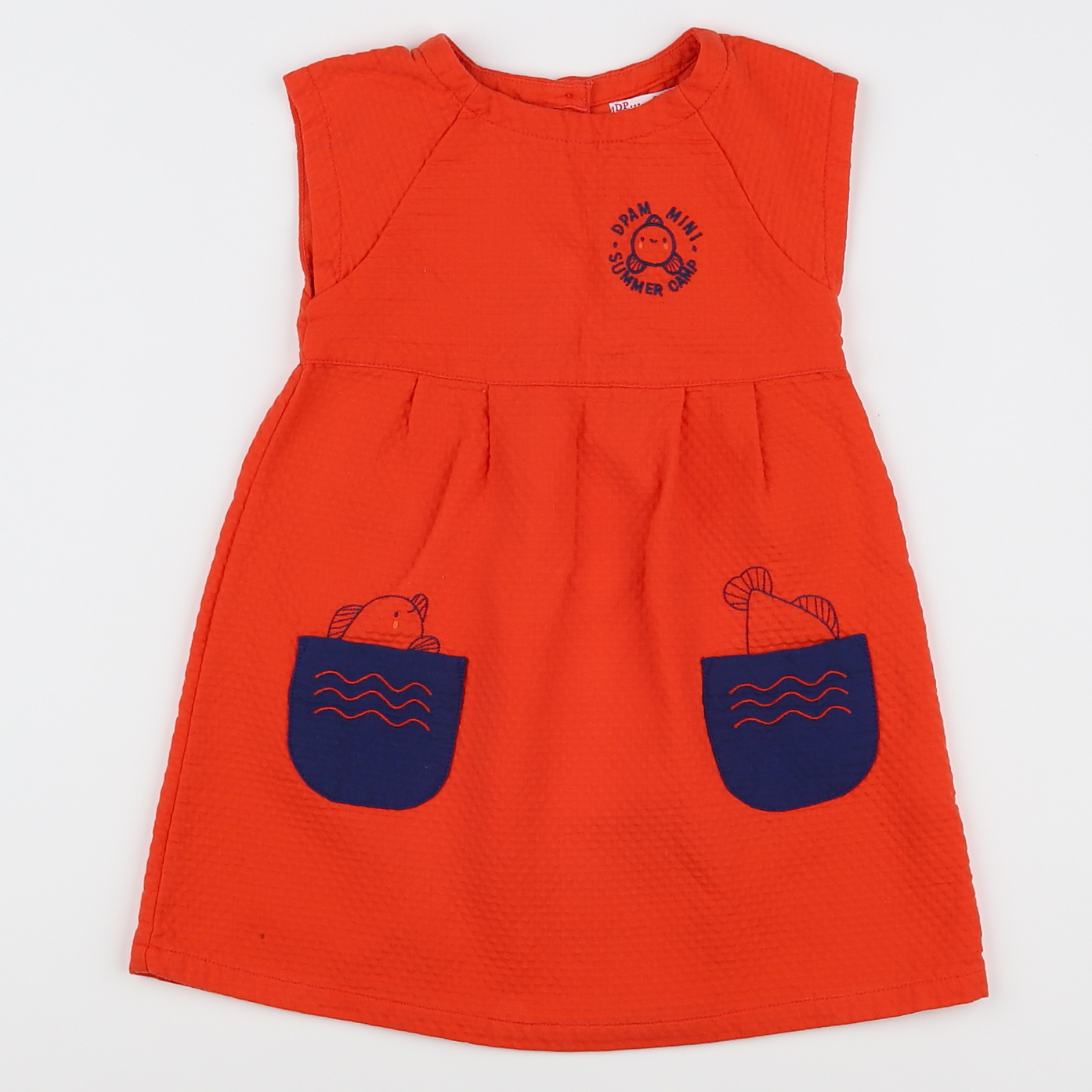 DPAM - robe orange - 2 ans