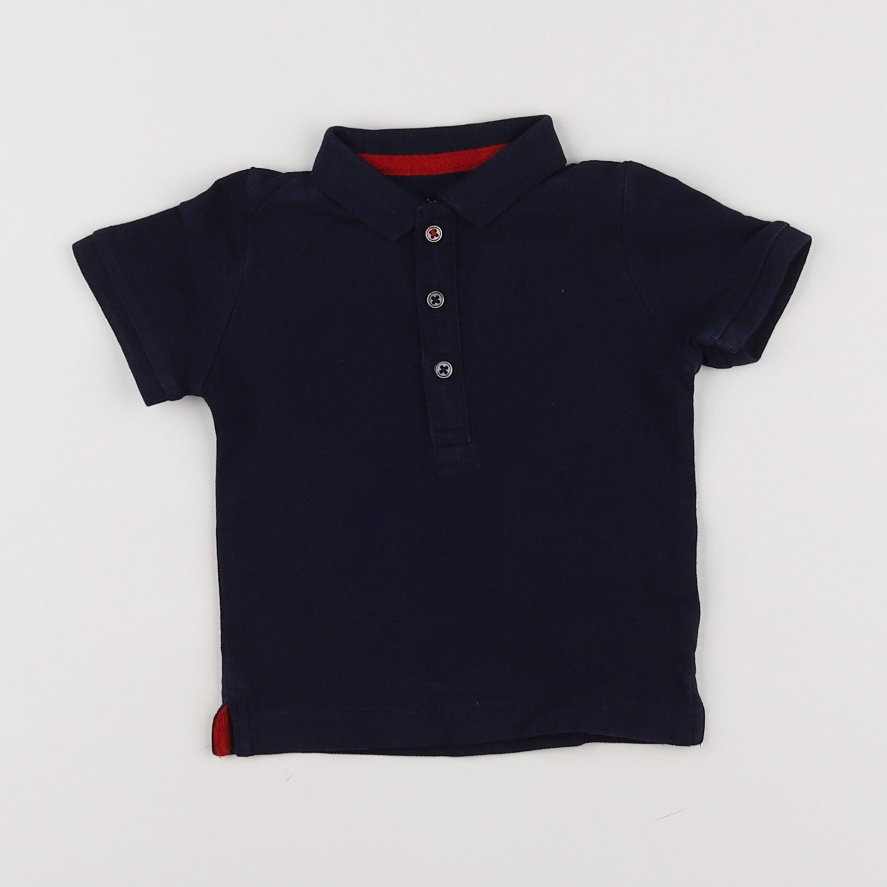 Boutchou - polo bleu - 6 mois