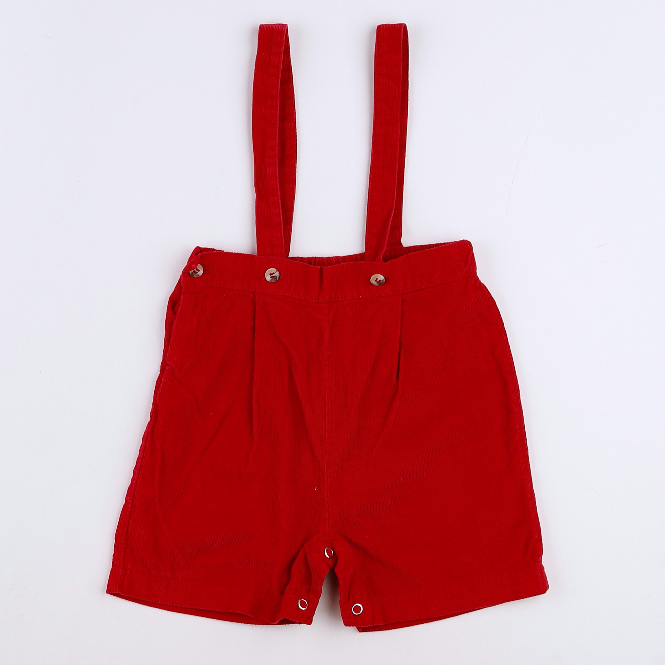 Bobine - short rouge - 12 mois