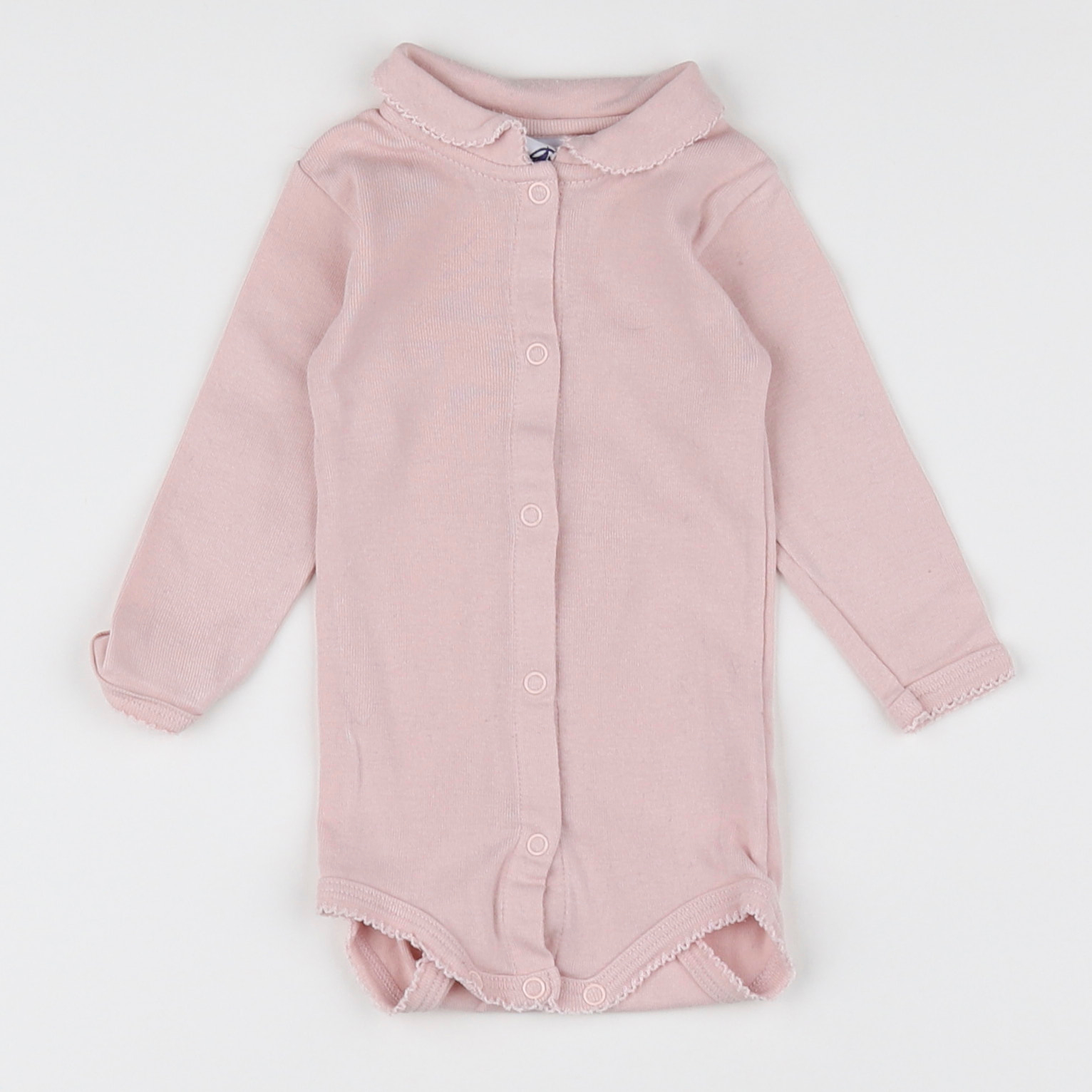 Petit Bateau - body vetement rose - 3 mois