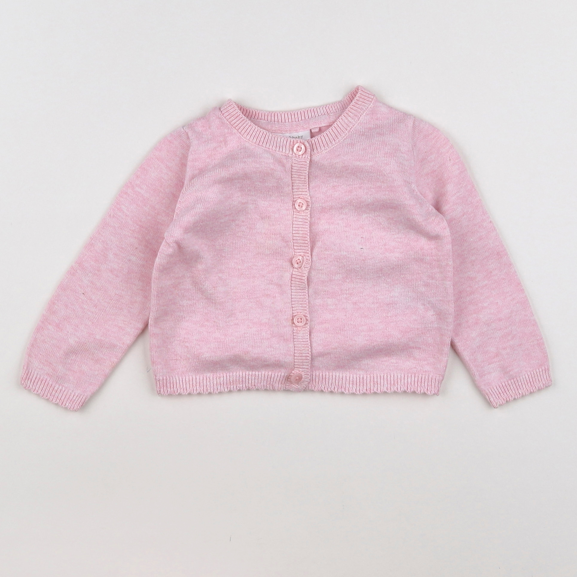 Next - gilet rose - 6/9 mois