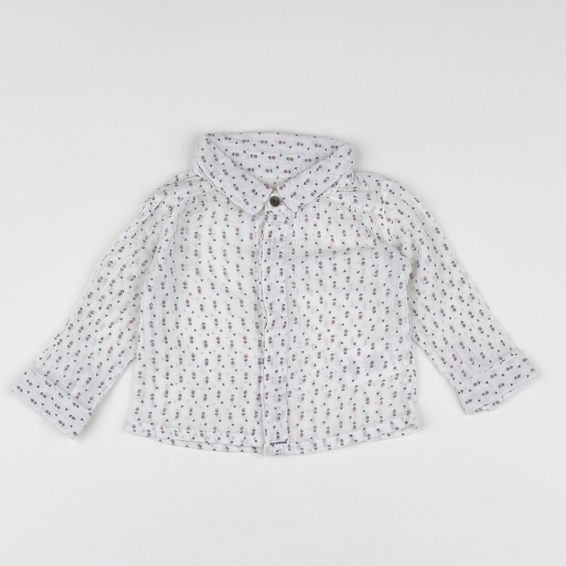 La Redoute - blouse blanc - 3 mois