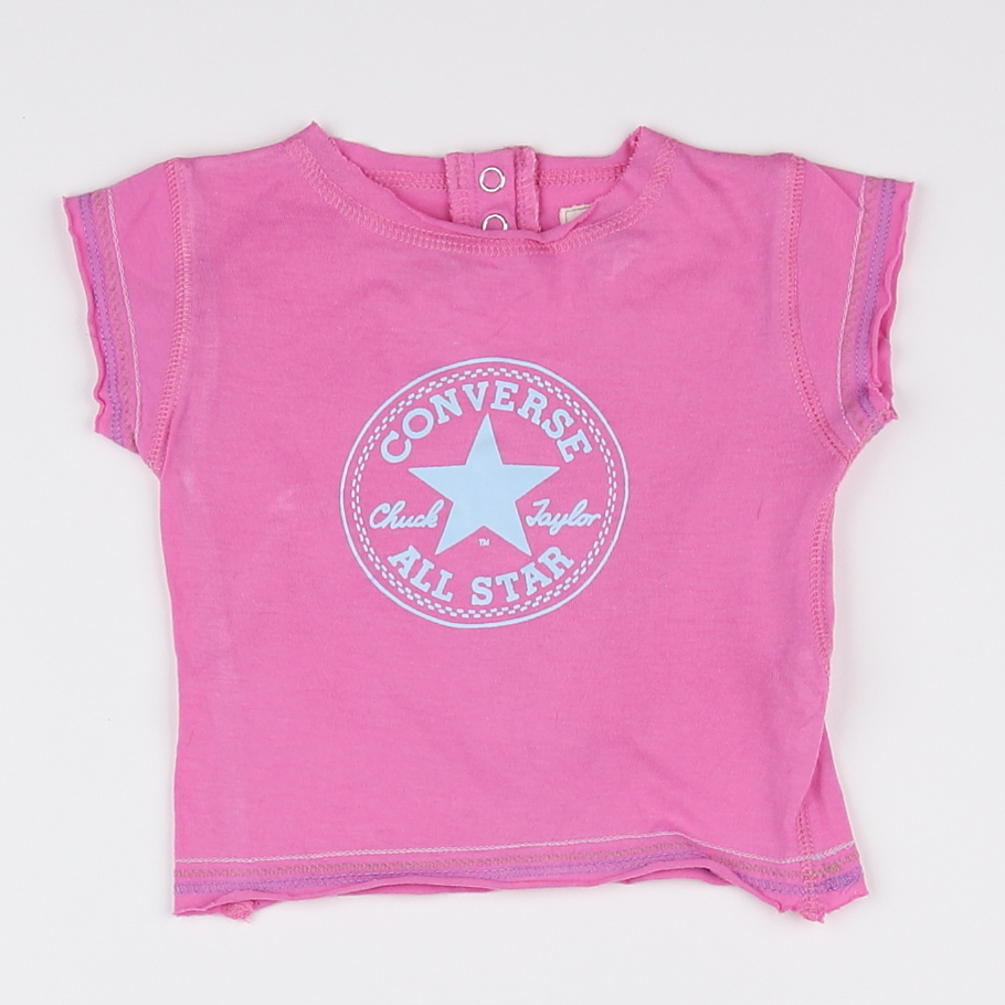 Converse - tee-shirt rose - 6 mois