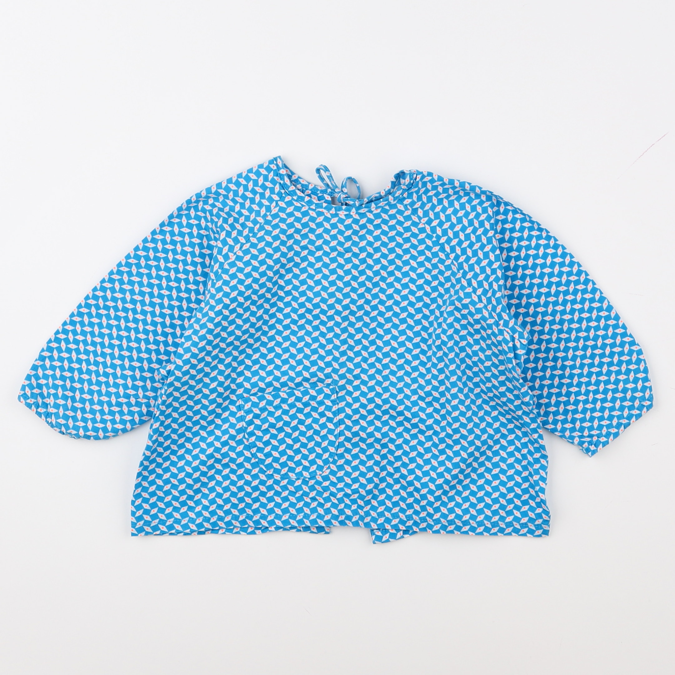 Petit Pan - blouse bleu - 6 mois