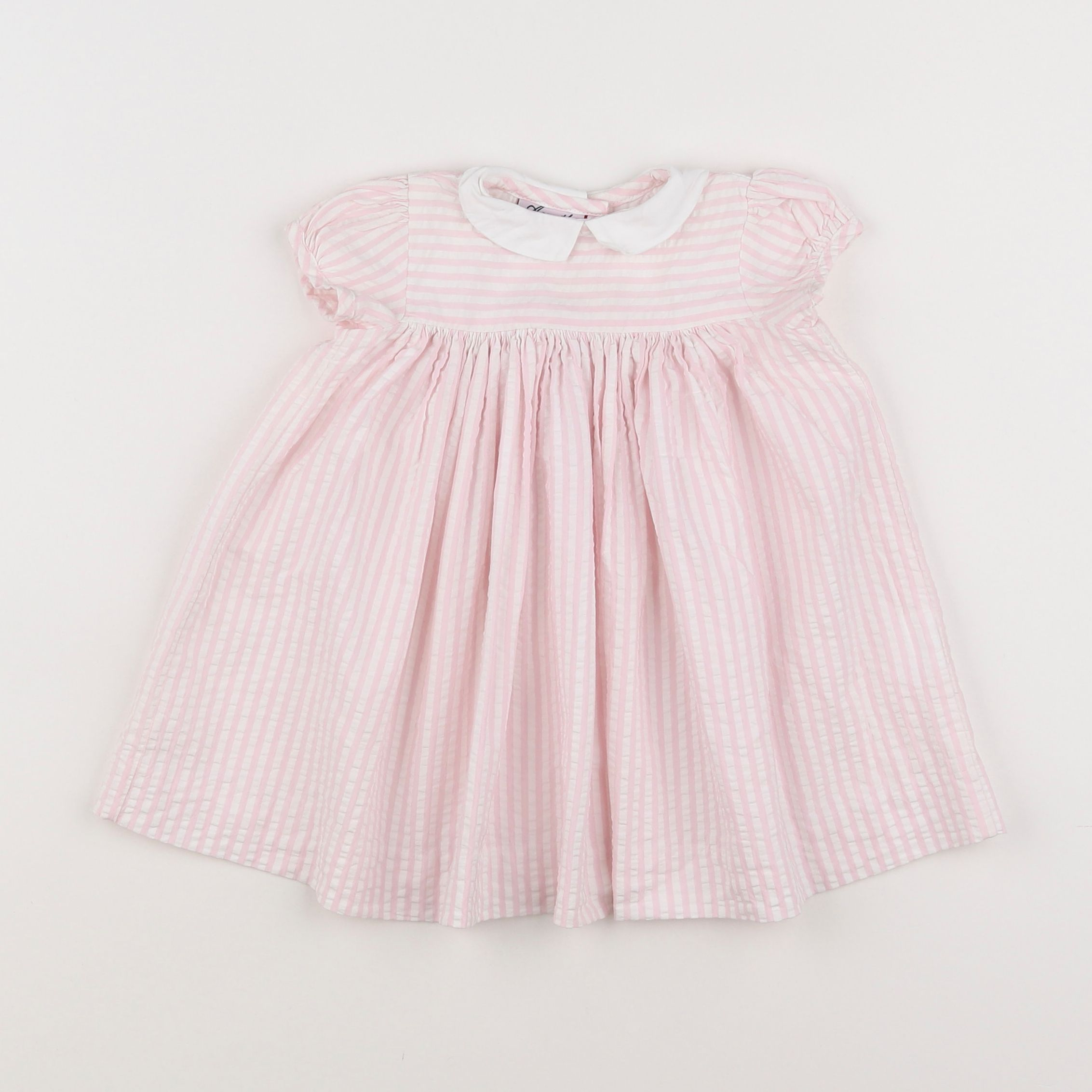 Acanthe - robe rose - 6 mois