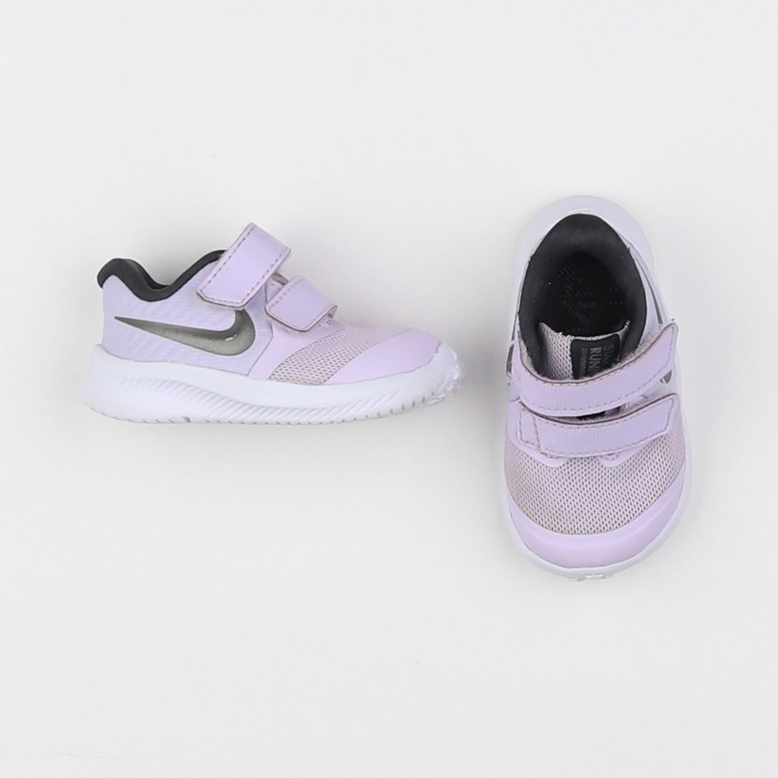 Nike - tennis à scratch/ lacets violet - pointure 18/19