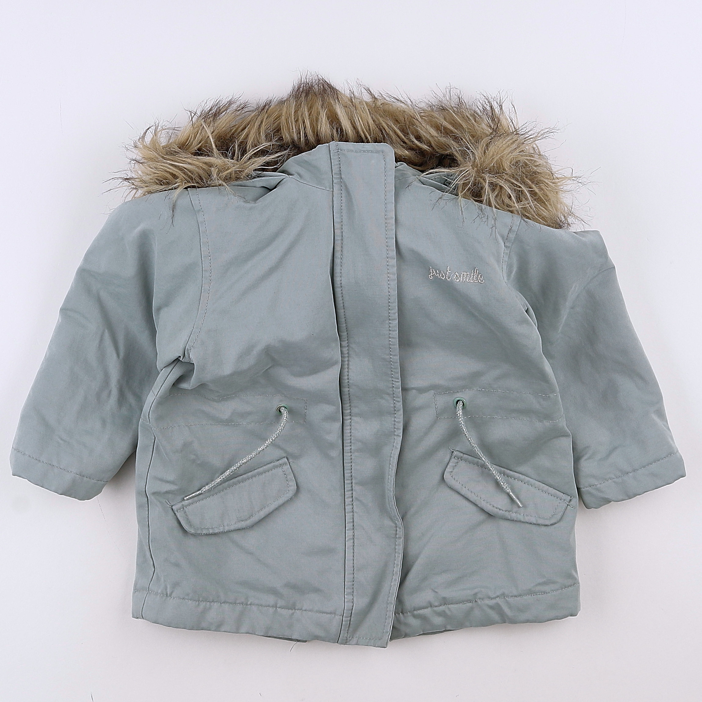 Vertbaudet - parka vert - 3 ans