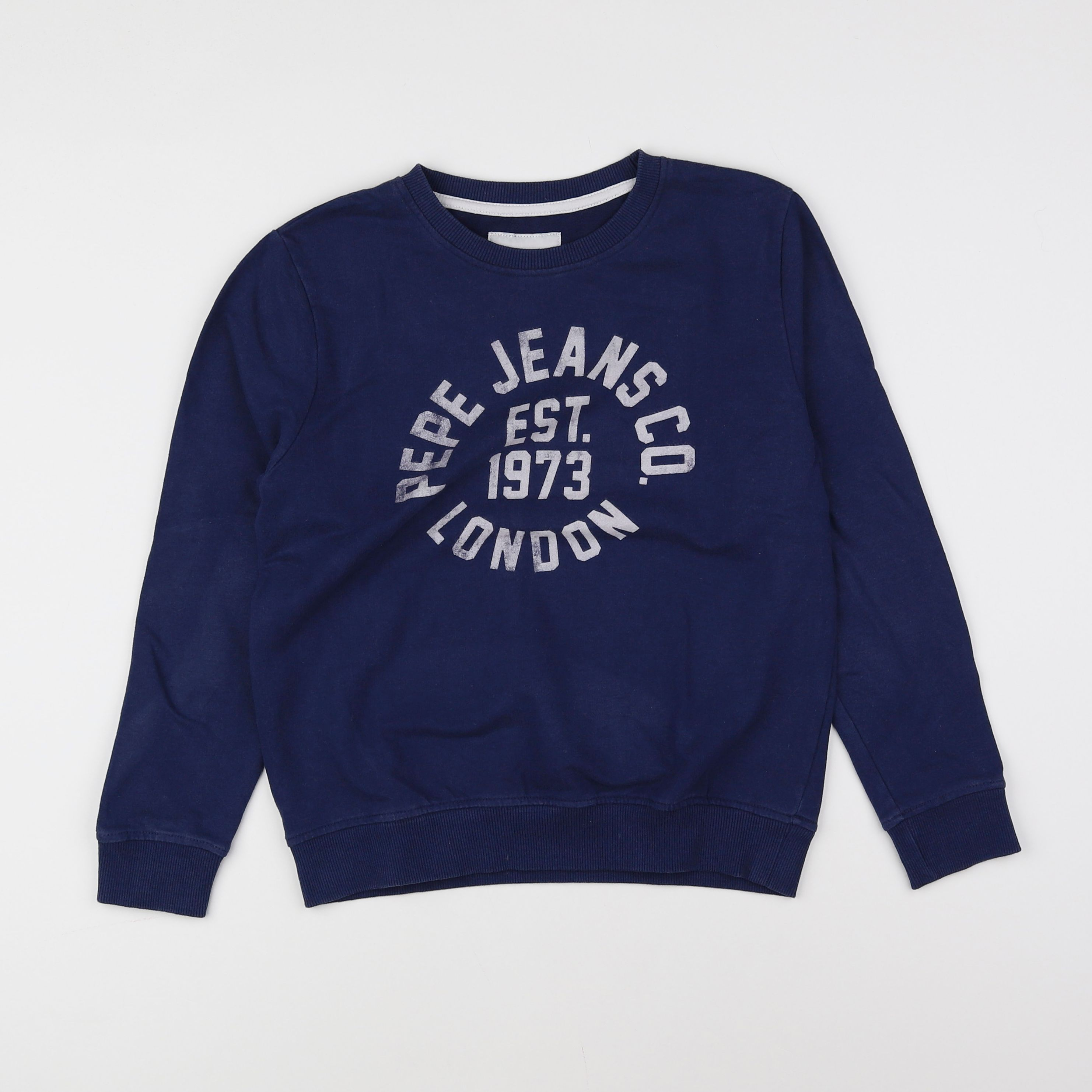 Pepe Jeans - sweat bleu, blanc - 10 ans