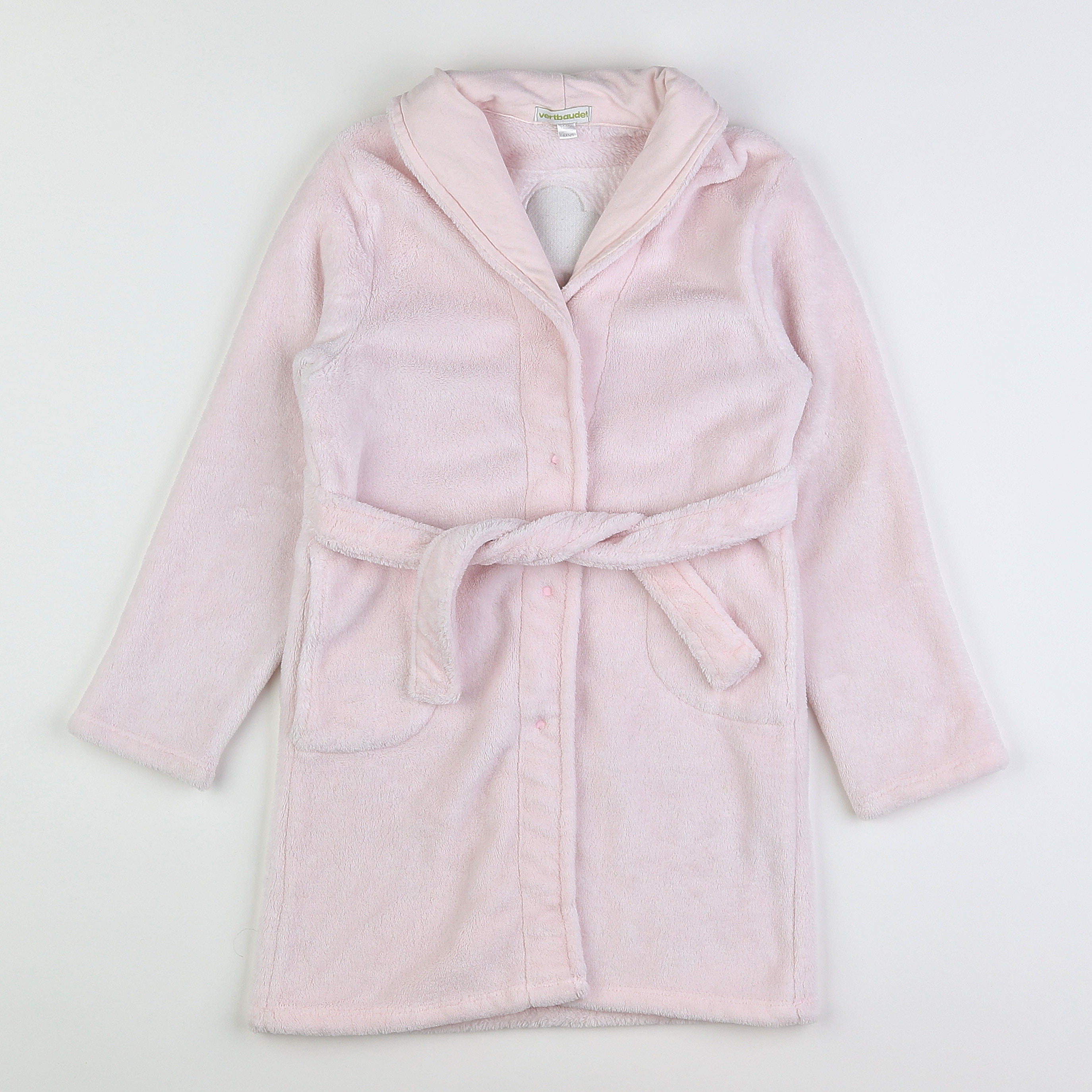 Vertbaudet - robe de chambre rose - 8 ans