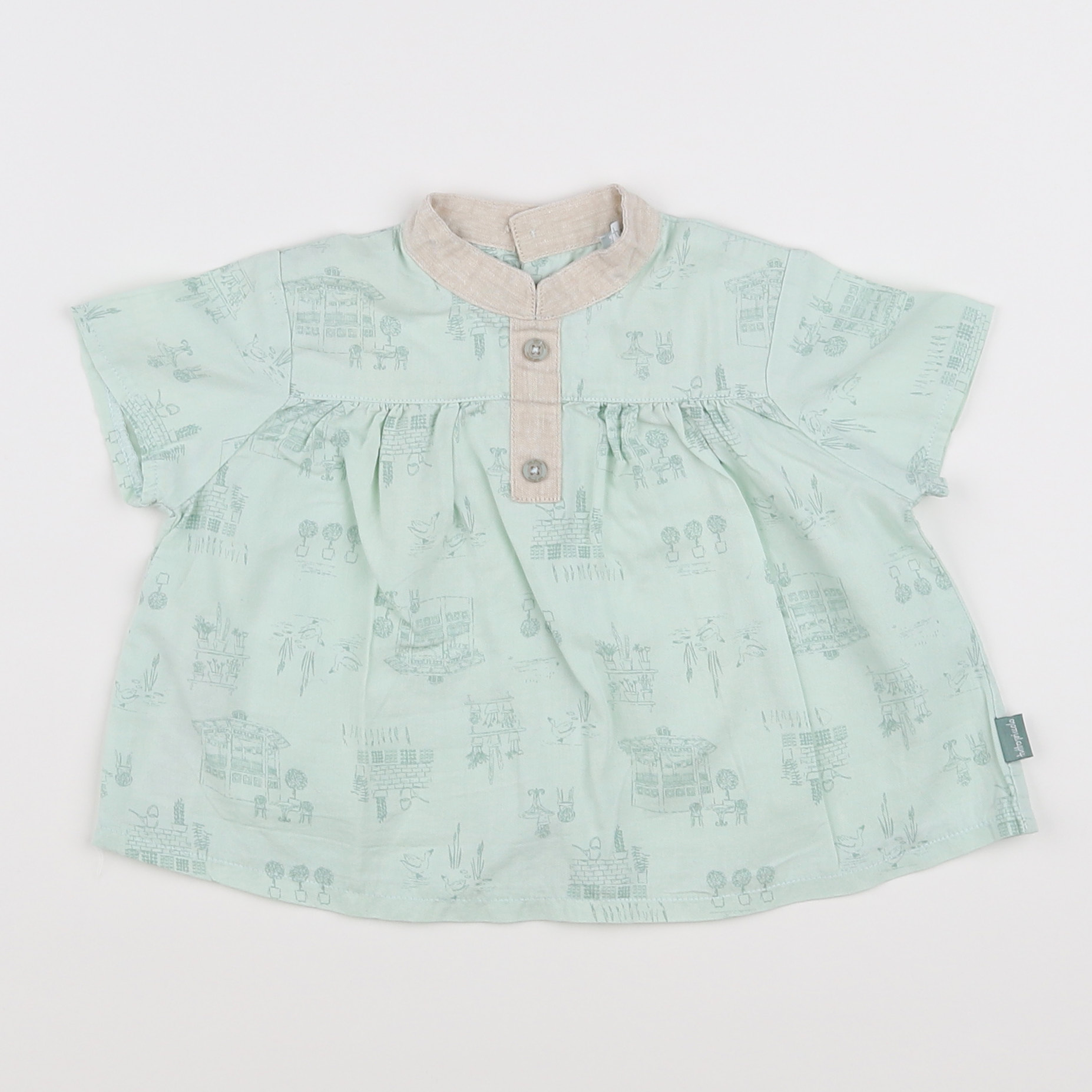 Tutto Piccolo - chemise vert - 12 mois